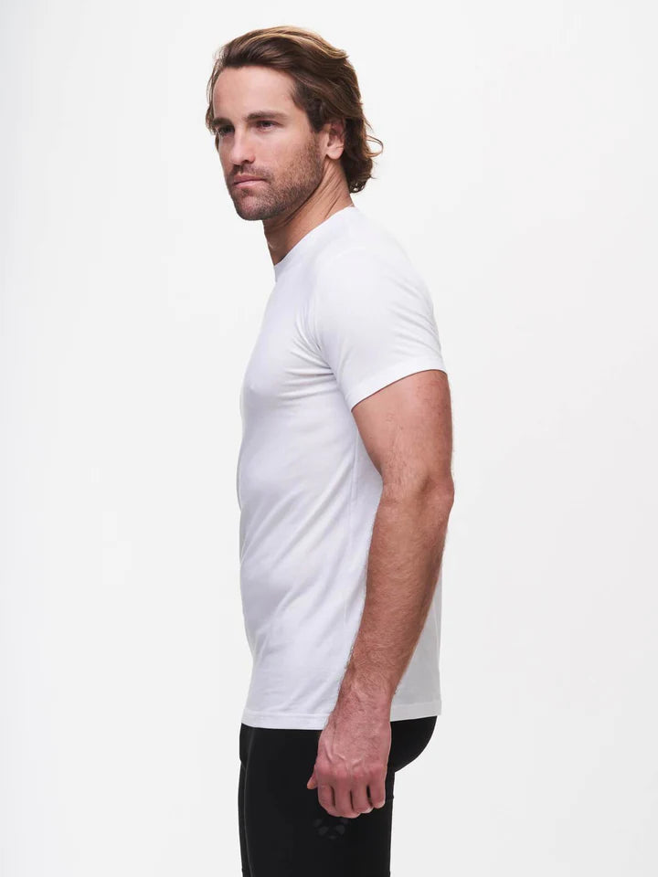 Tasc - BamBare Crew Neck Undershirt - White