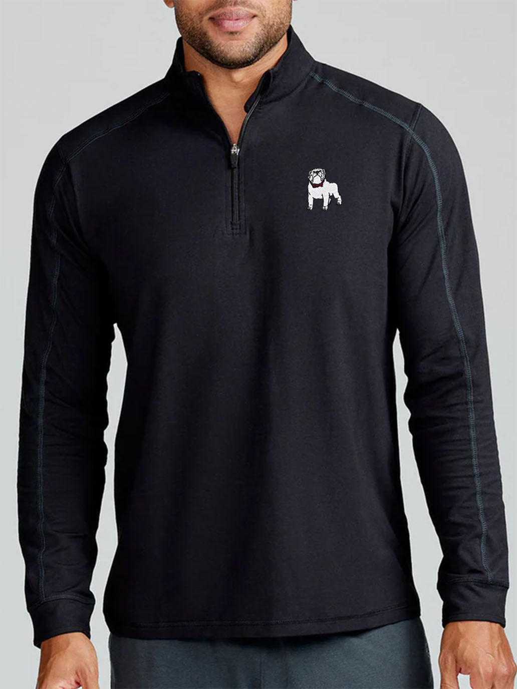 Tasc - Fergy Dawg Carrollton Quarter Zip - Black/Gunmetal