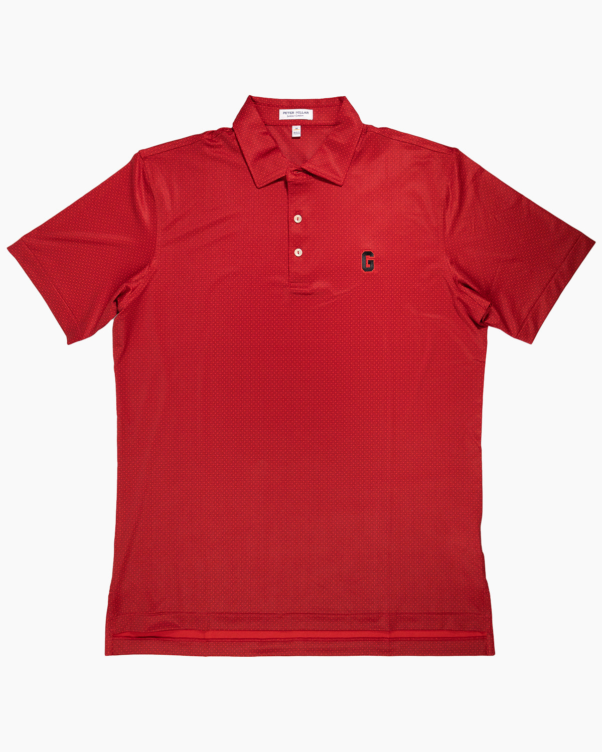 Peter Millar - Block G Tesseract Printed Polo - Red