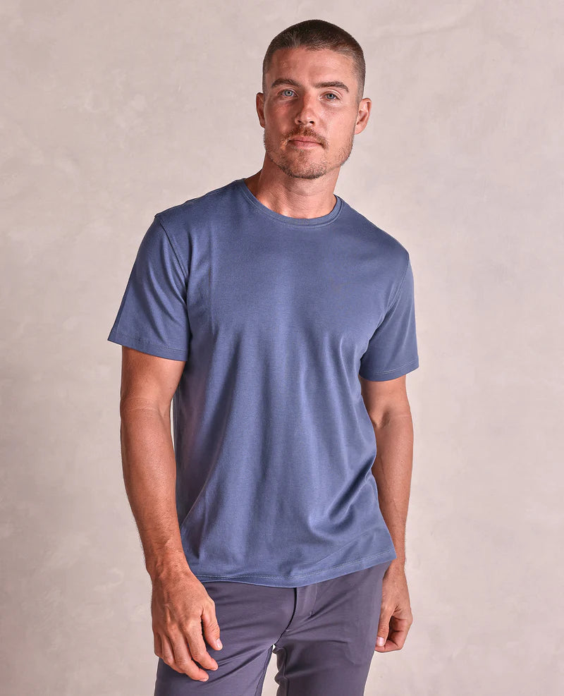 Rye 51 - The Luxe Supima T-Shirt - Blue Fog