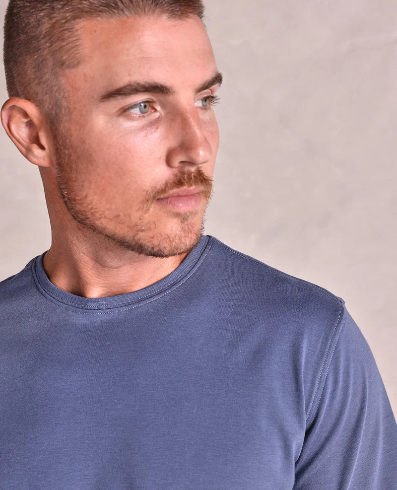 Rye 51 - The Luxe Supima T-Shirt - Blue Fog