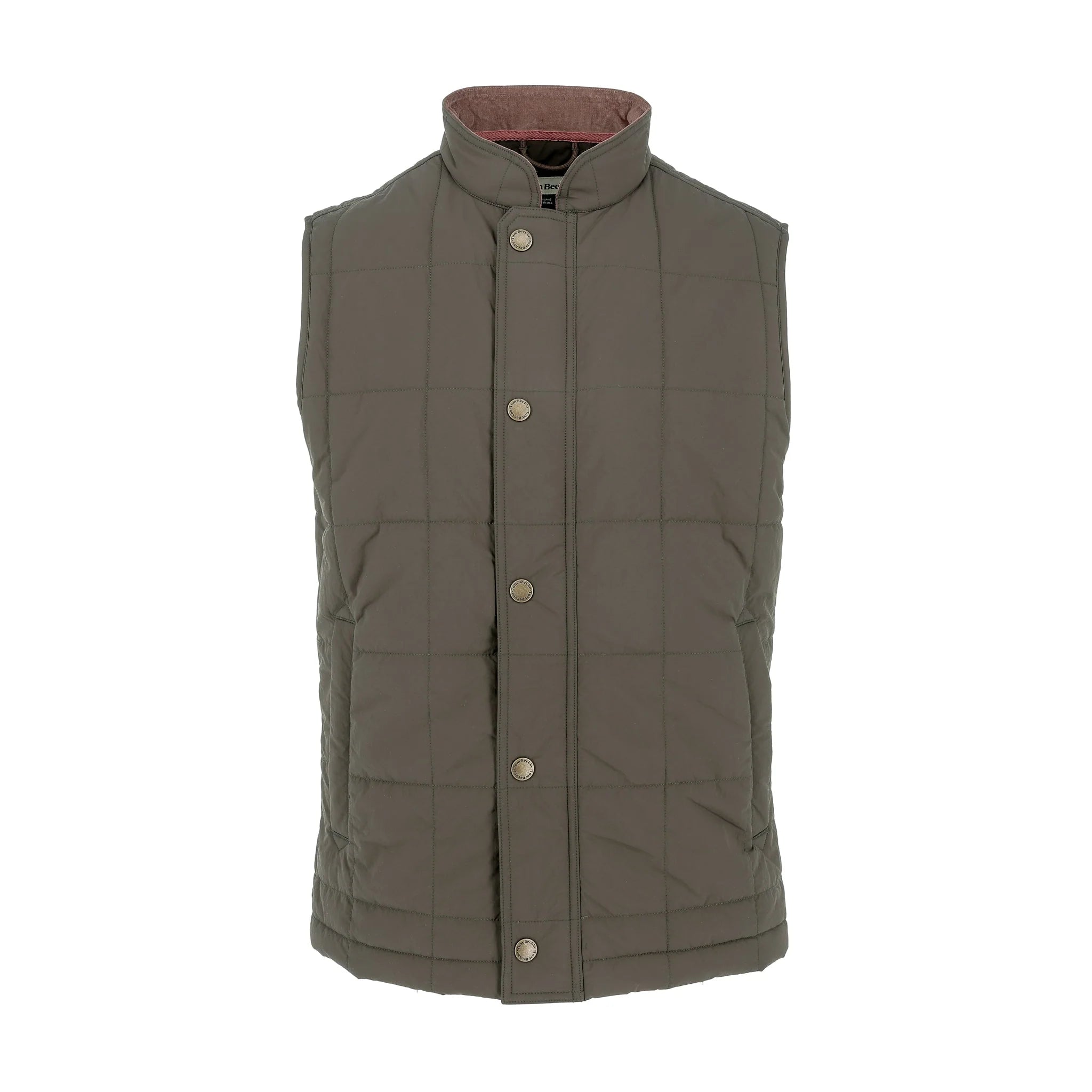 Tom Beckbe - Burgess Quilted Vest - Black Olive