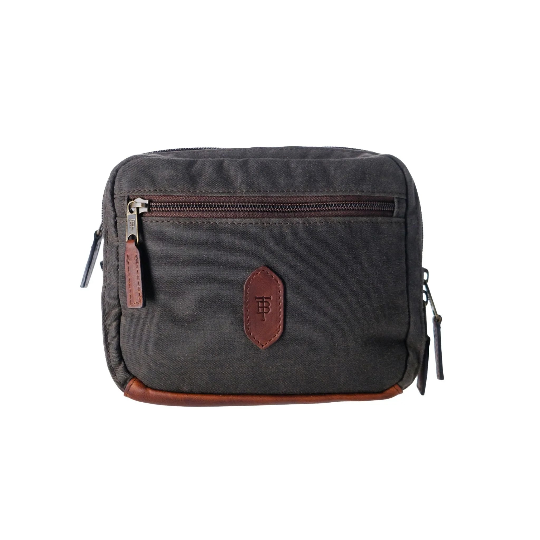 Tom Beckbe - Canvas Hanging Toiletry Bag - Bark