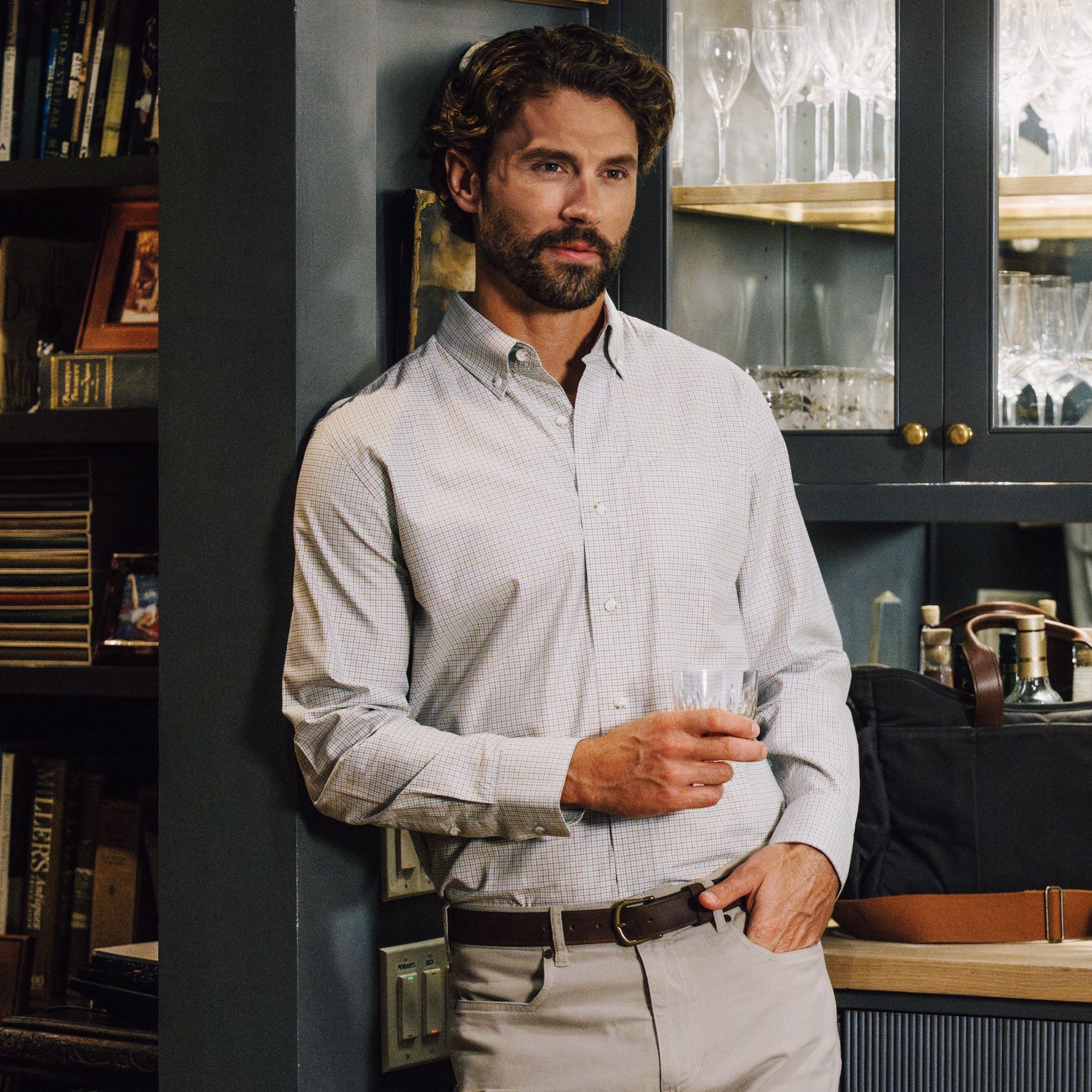 Tom Beckbe - Culver Oxford Shirt - Quarry