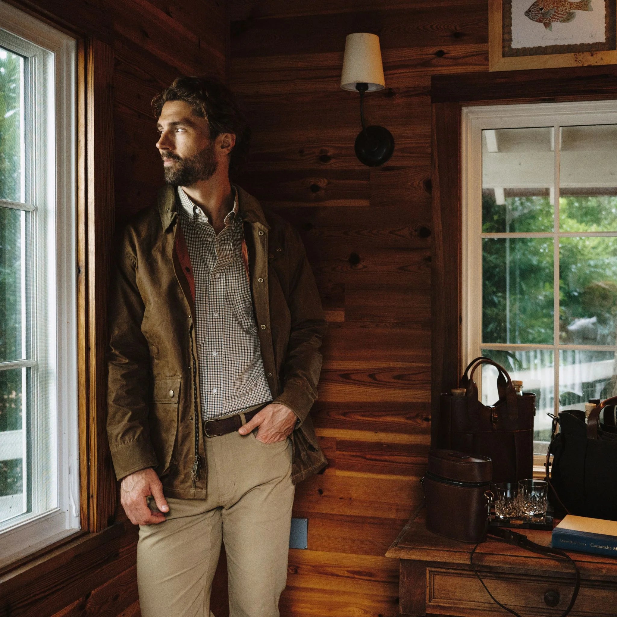 Tom Beckbe - Knapp Cotton Twill Shirt - Amber Moss