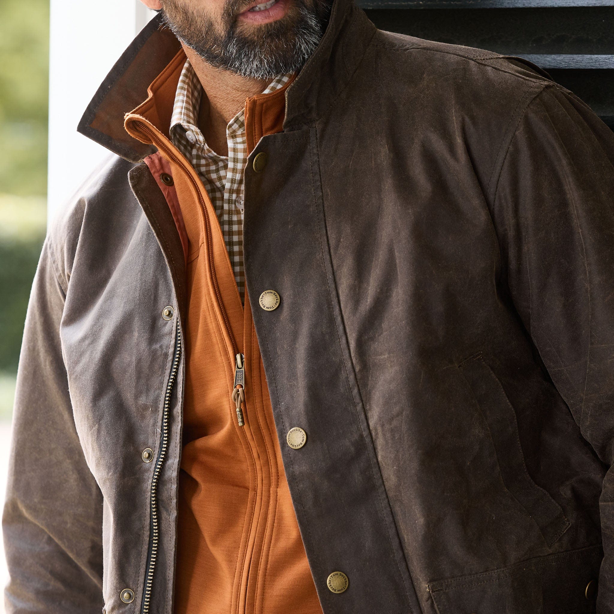 Tom Beckbe - Tucker Fleece Vest - Clay