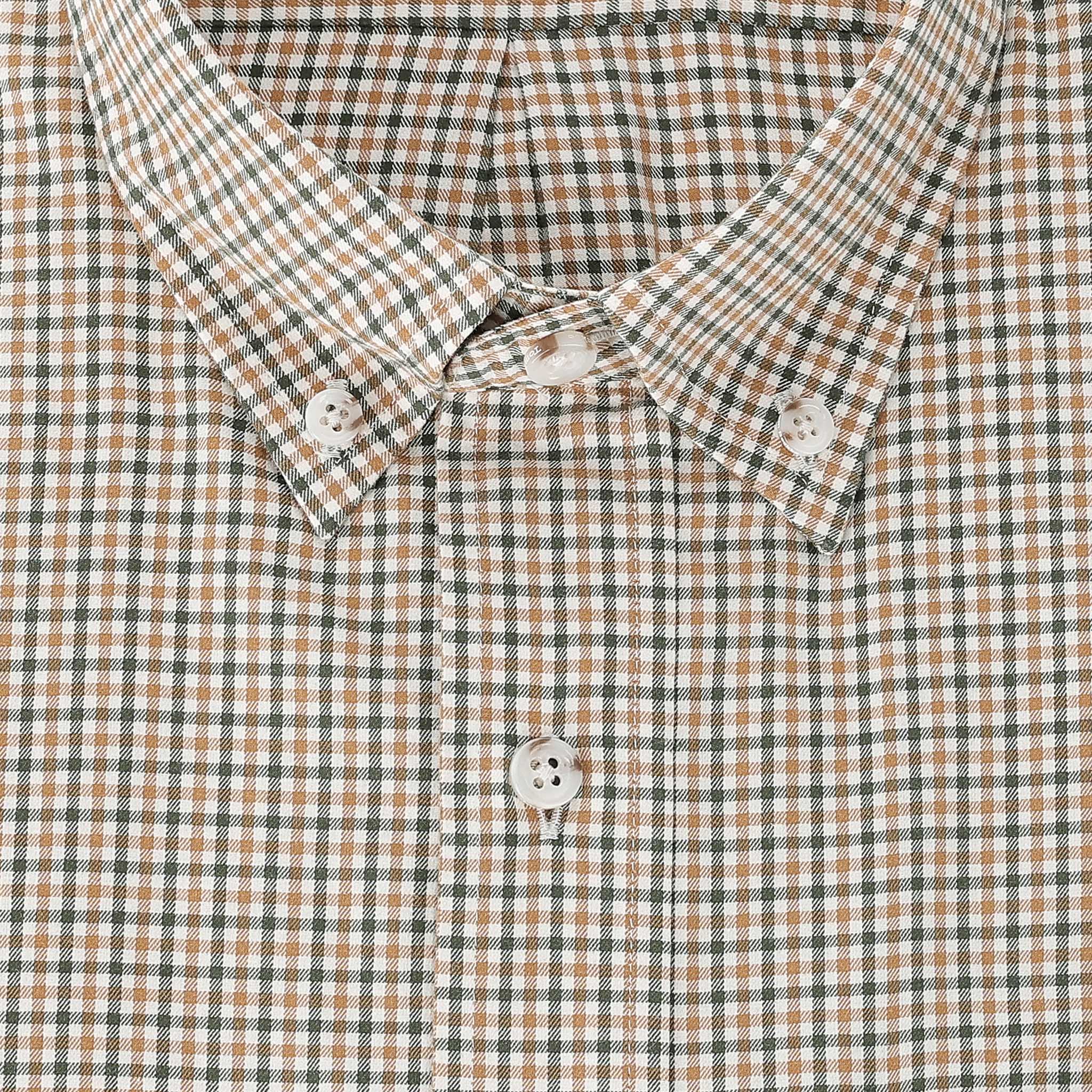 Tom Beckbe - Knapp Cotton Twill Shirt - Amber Moss