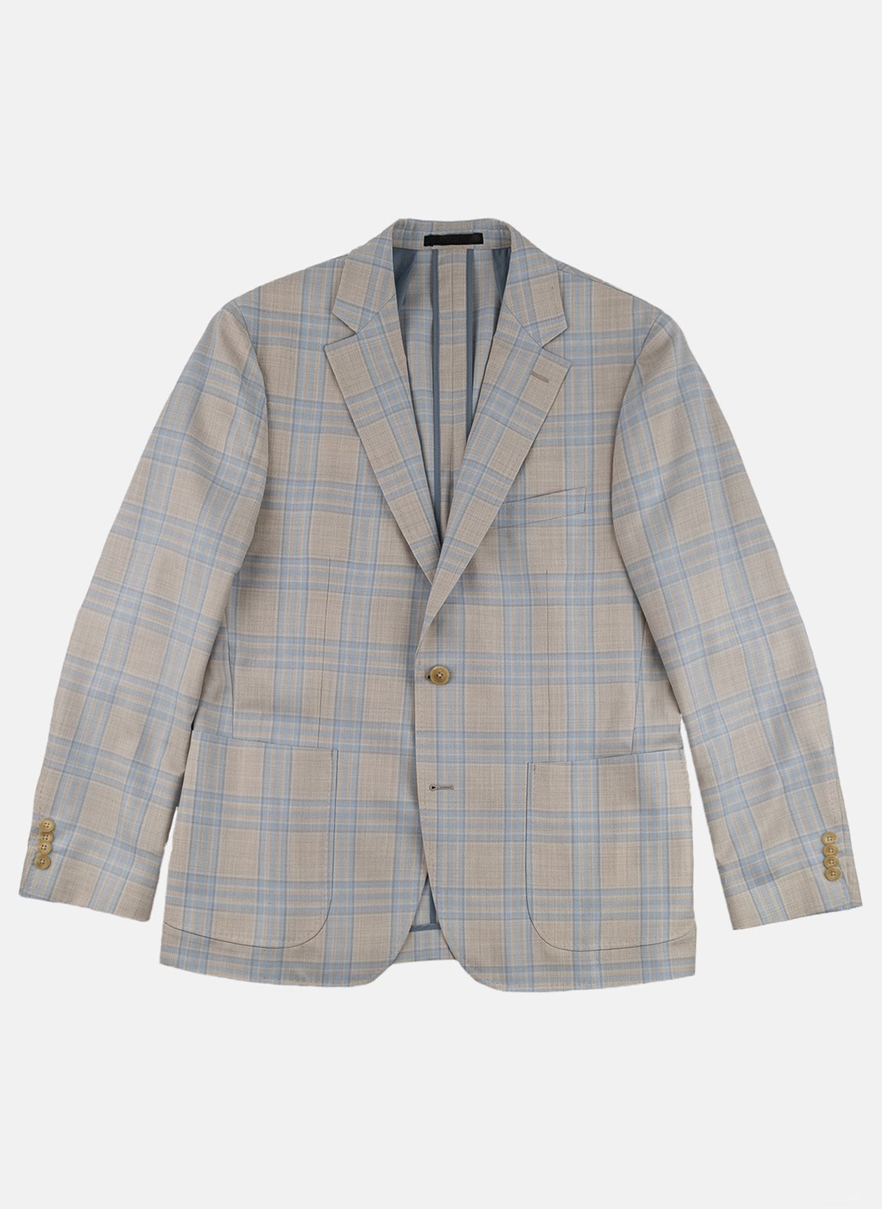 Paul Betenly - Layton Sport Coat - Light Blue Plaid