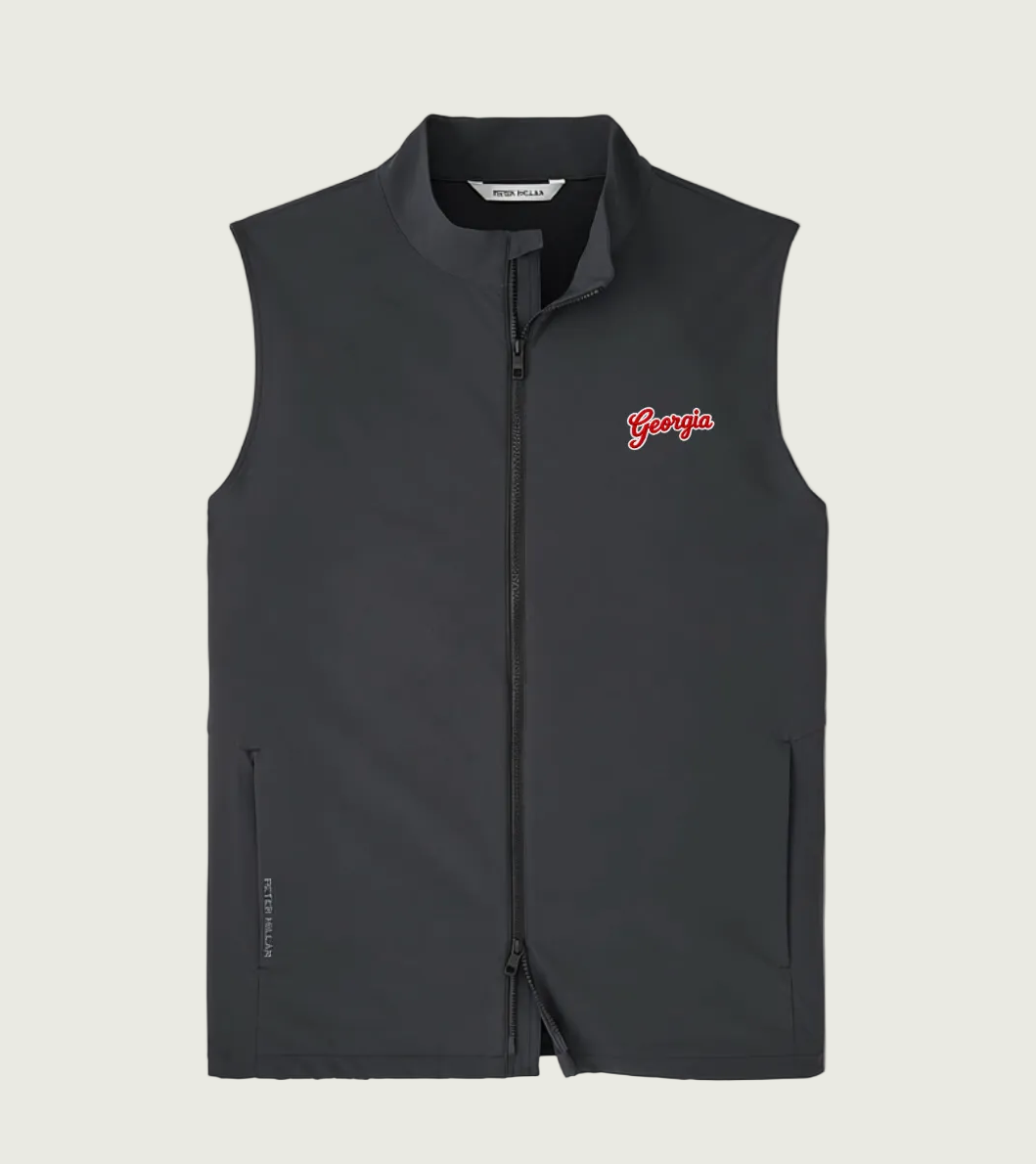 Peter Millar - Georgia Script Dunes Vest - Black