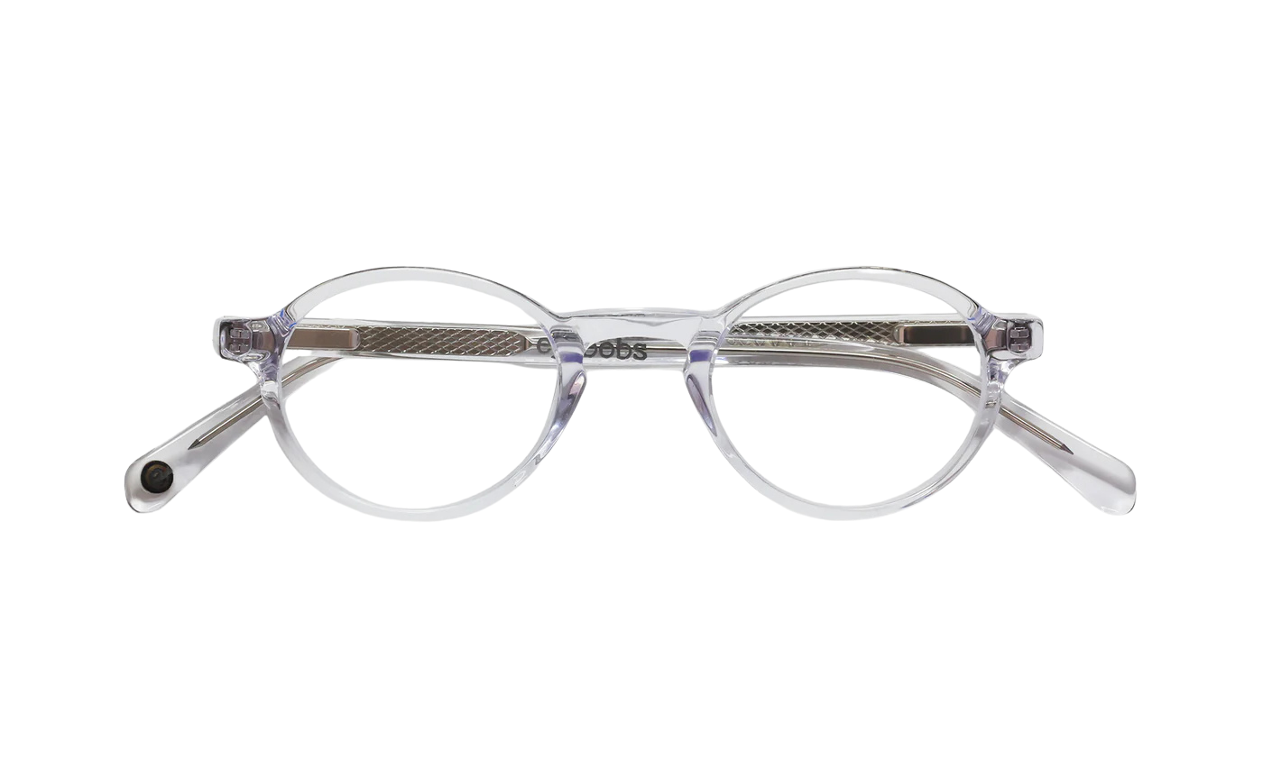 EyeBobs - Board Stiff - Crystal Shiny Font With Crystal Shiny Temples