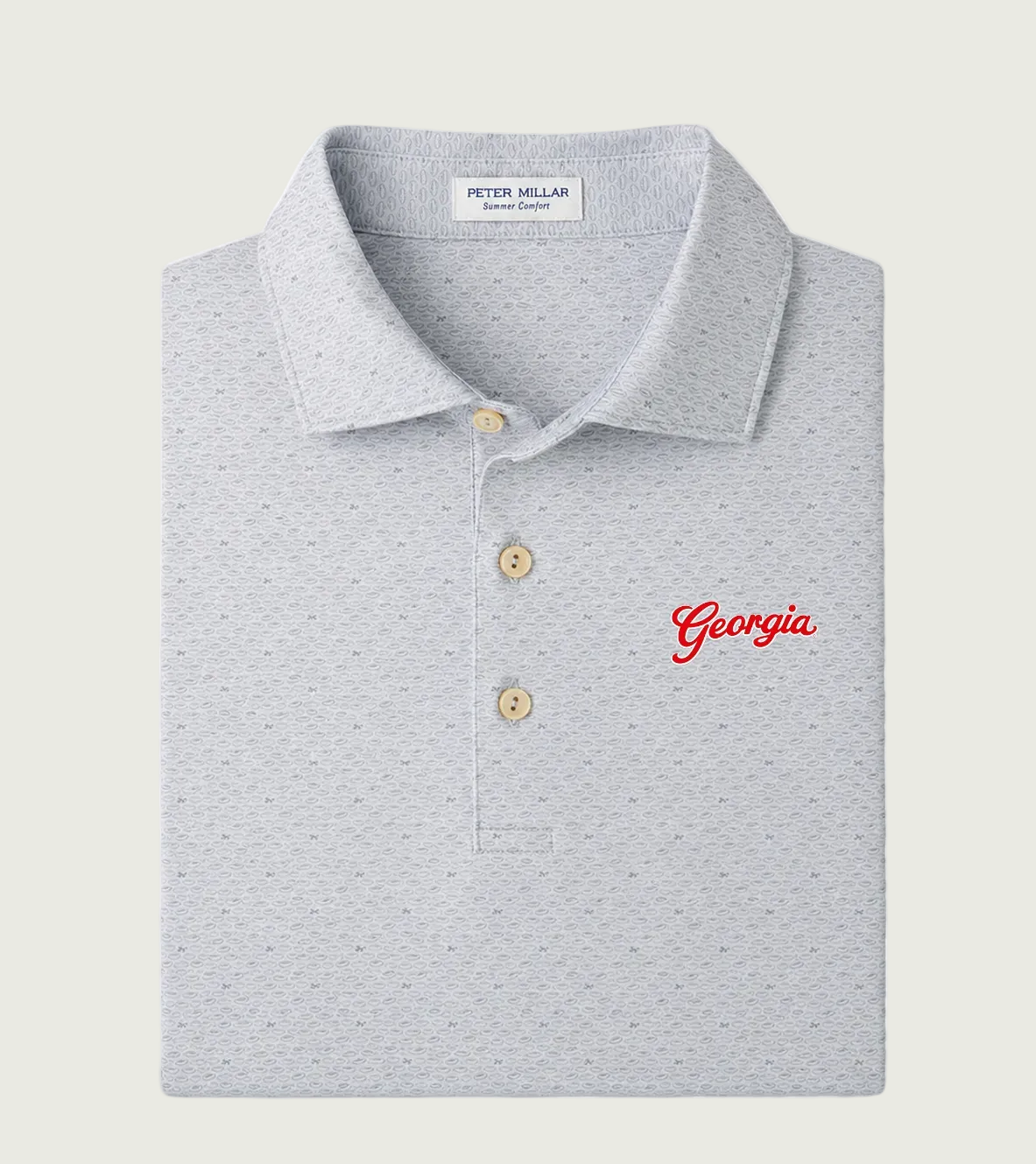 Peter Millar - Georgia Script On The Ball Performance Jersey Polo