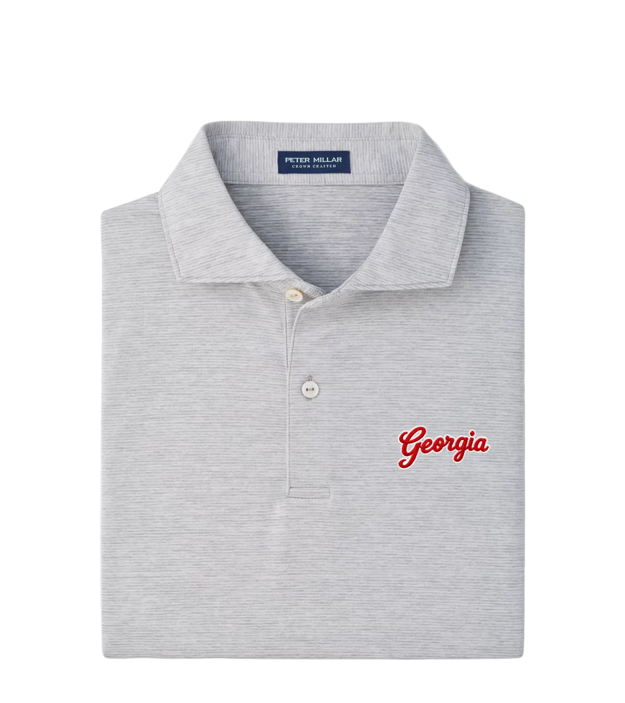 Peter Millar - Georgia Script Treble Performance Jersey Polo - Gale Grey