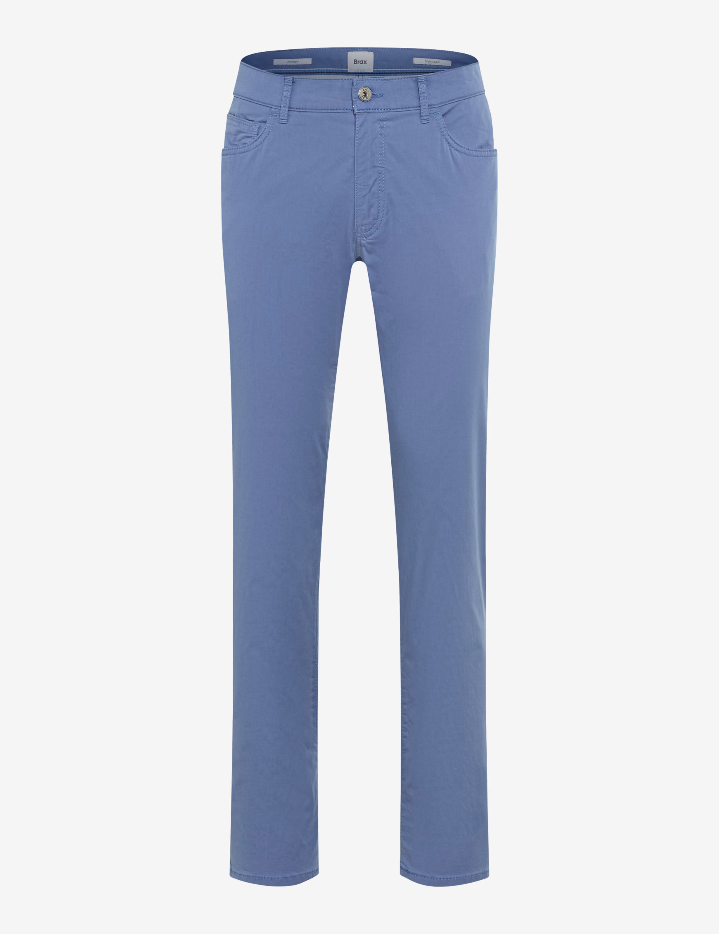 BRAX - Cadiz Ultralight Satin Five Pocket - Blue