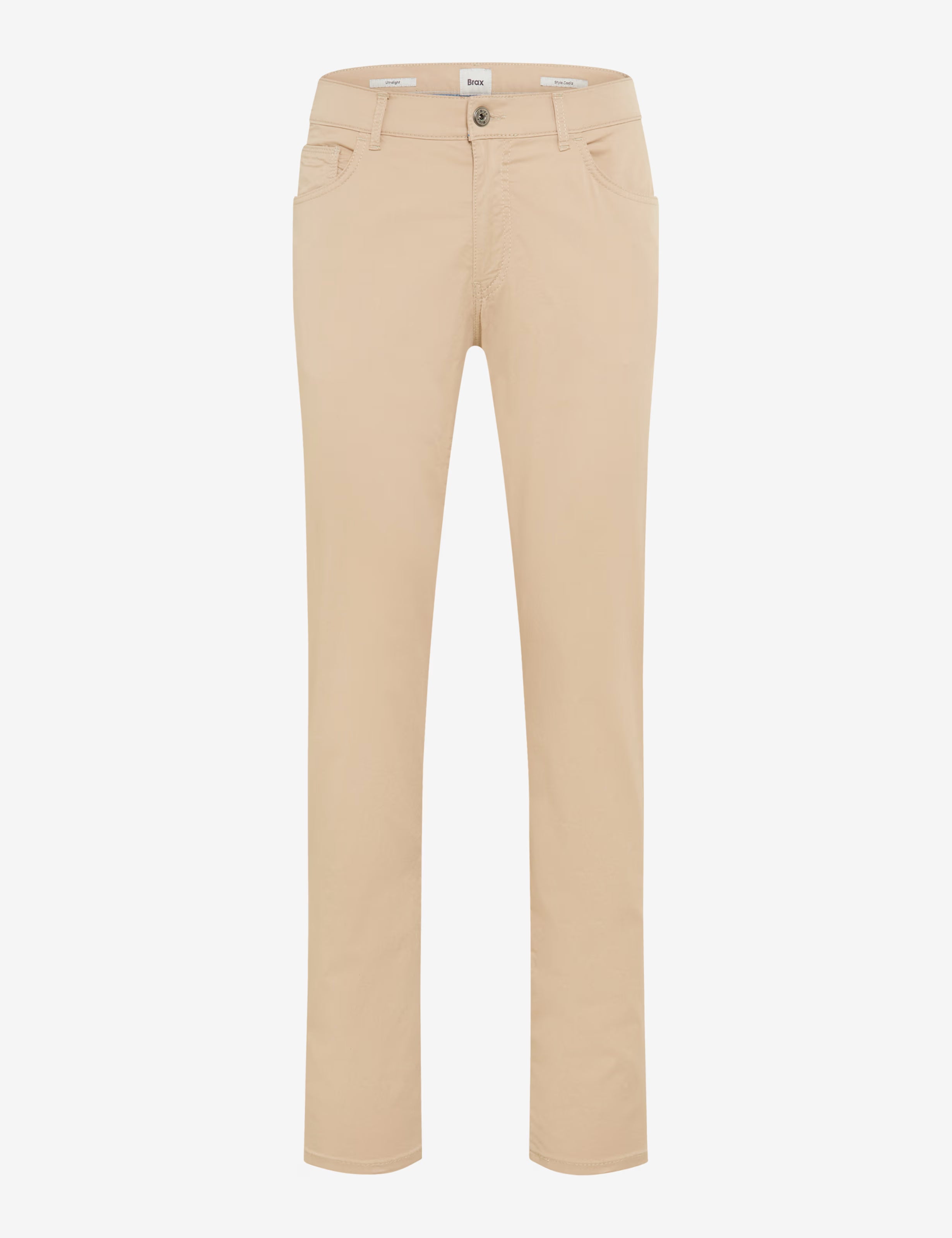 BRAX - Cadiz Ultralight Satin Five Pocket - Light Beige