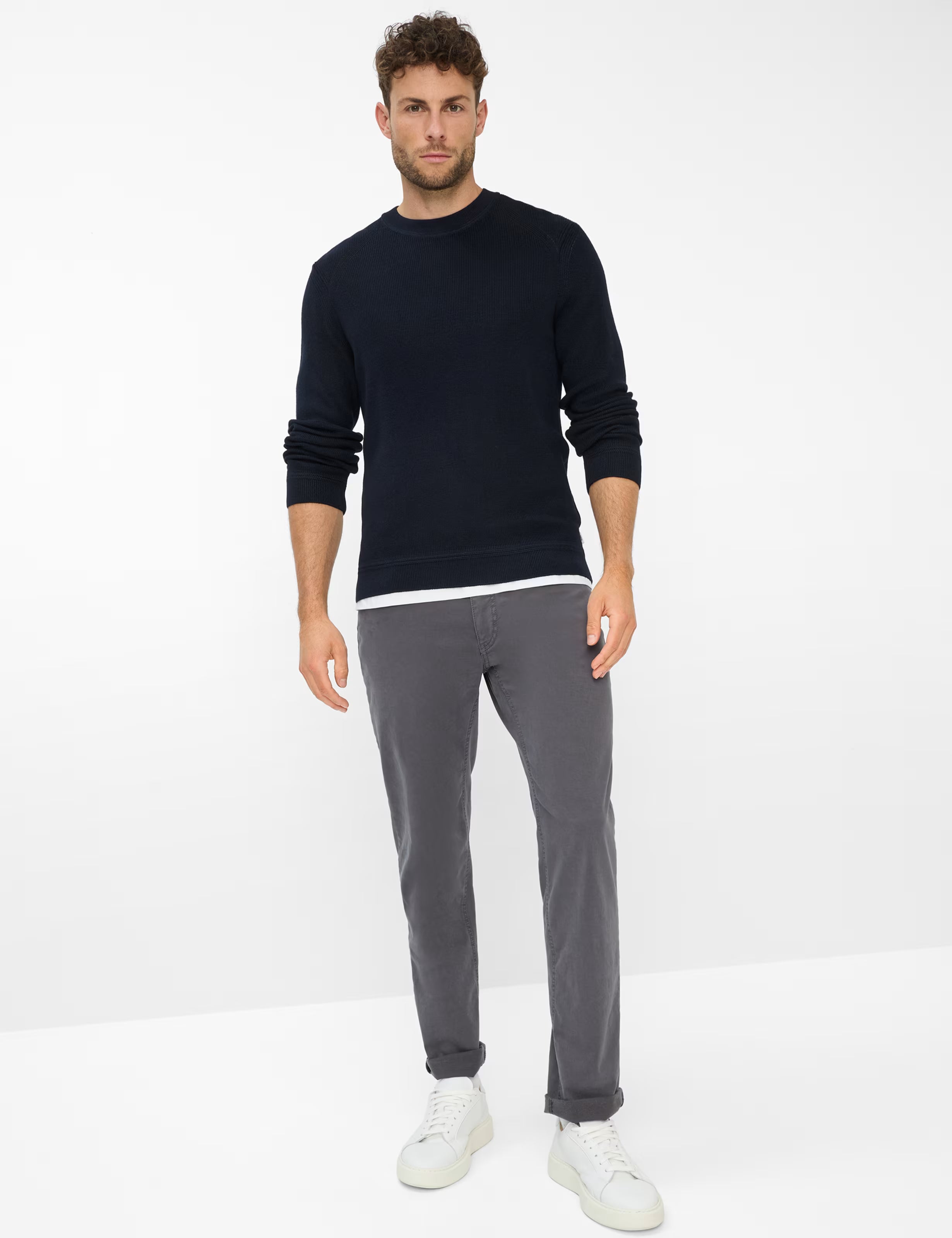 BRAX - Cooper Five Pocket Pants - Elefant