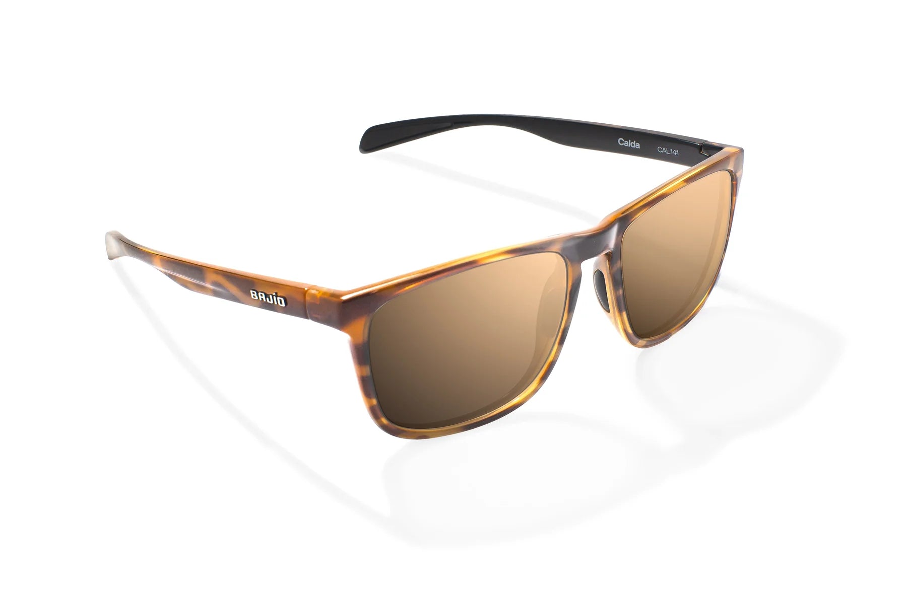 Bajio - Calda - Brown Tortoise Gloss & Copper Glass Lens