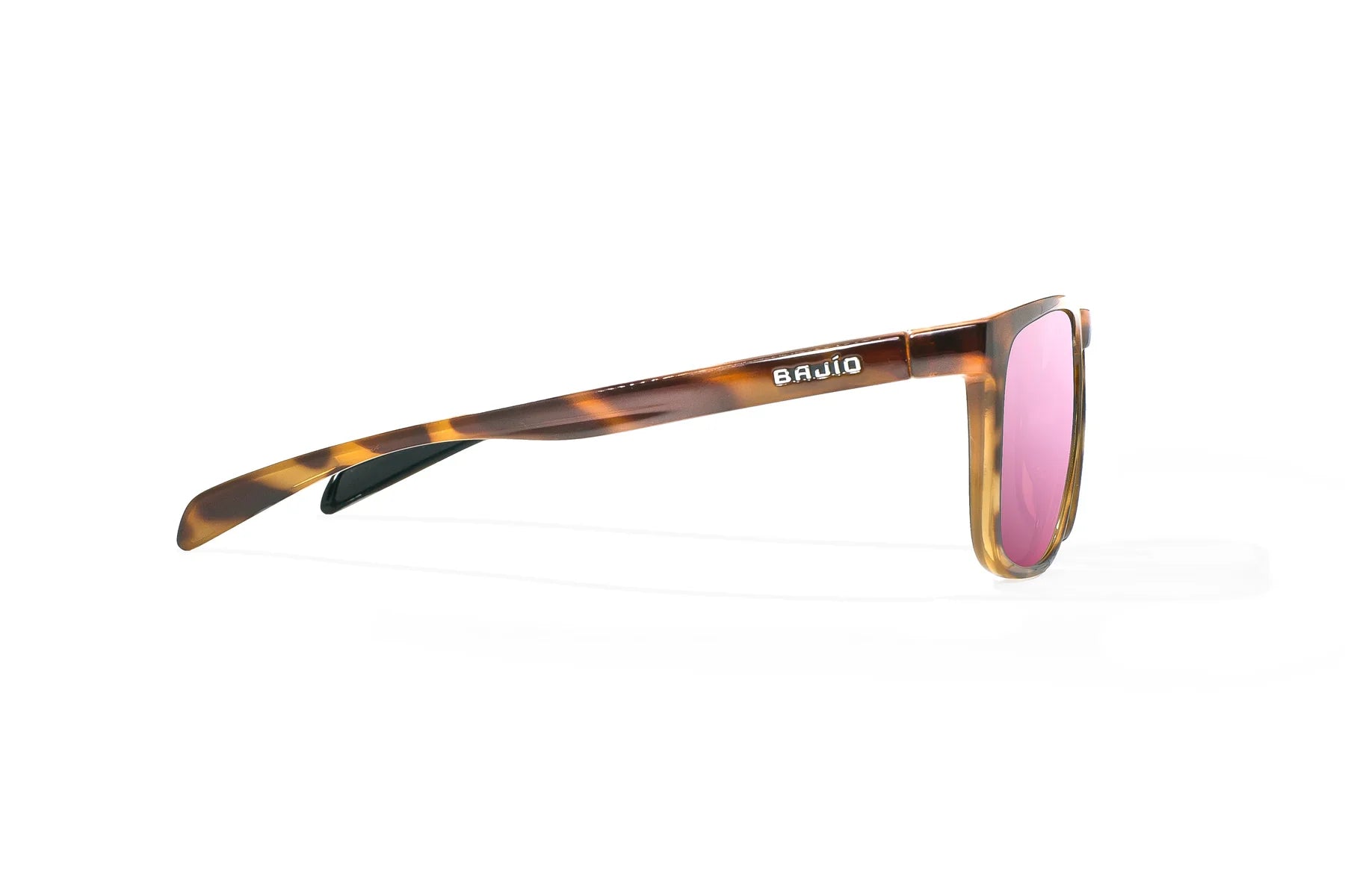 Bajio - Calda - Brown Tortoise Gloss & Rose Mirror Glass Lens
