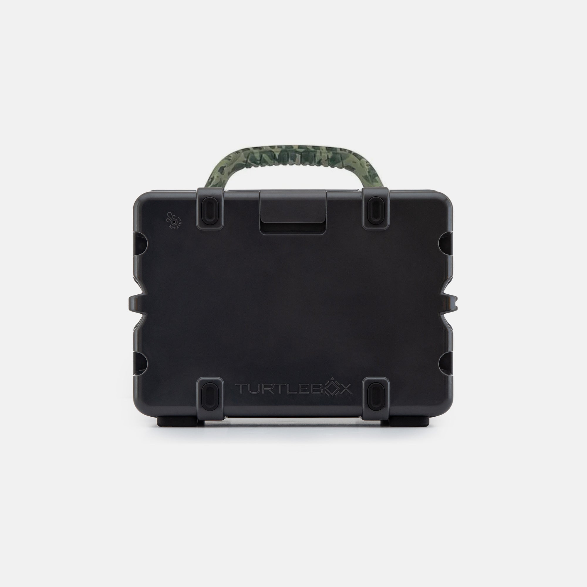 Turtlebox Audio - Outdoor Speaker Gen 3 - Thunderhead Grey + Camo Handle
