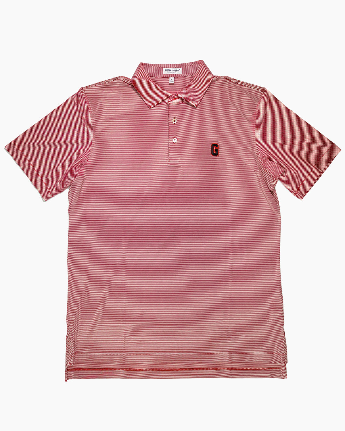 Peter Millar - Block G Jubilee Stripe Polo - Red