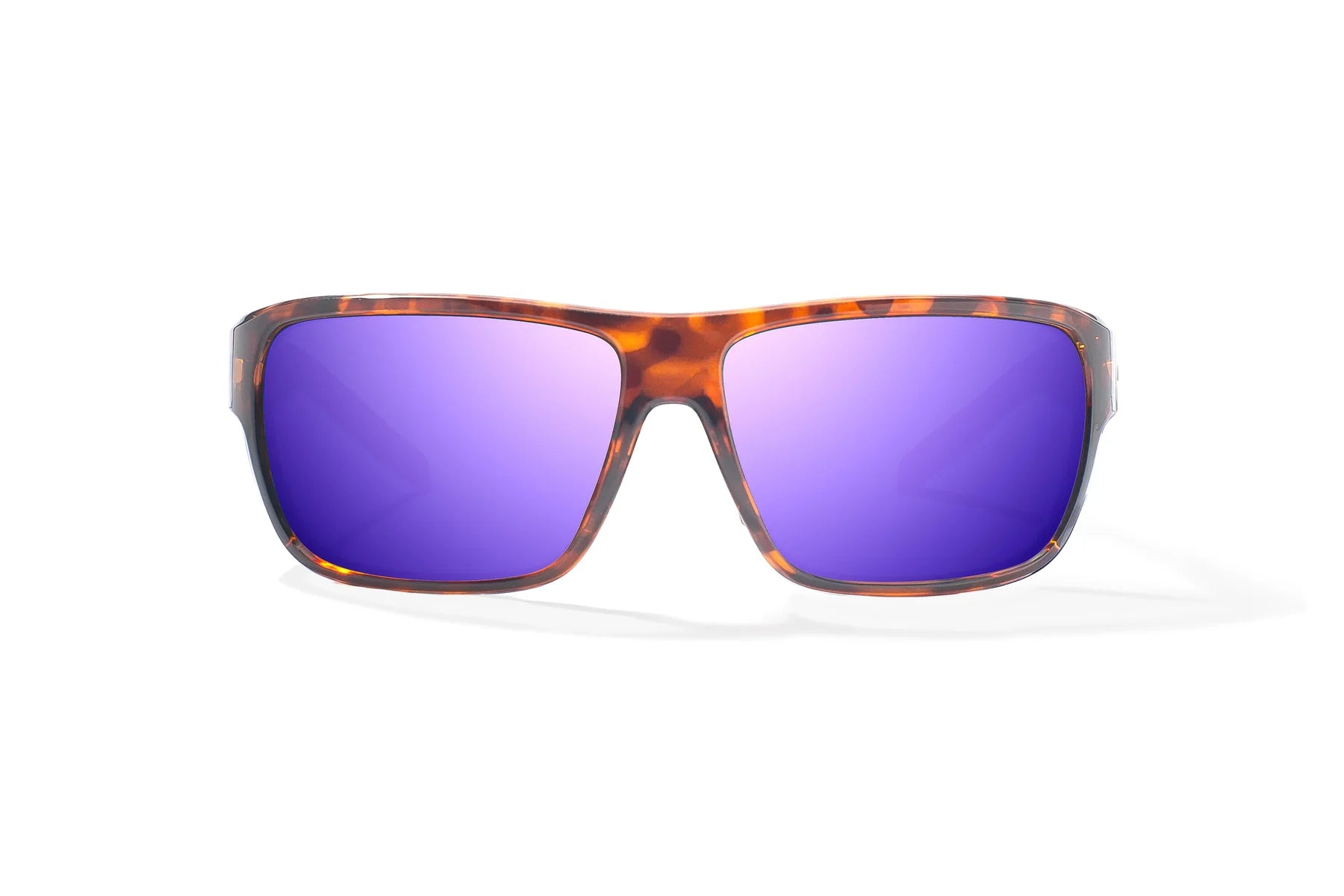 Bajio - Rigolets - Brown Tortoise Gloss & Violet Mirror Glass Lens