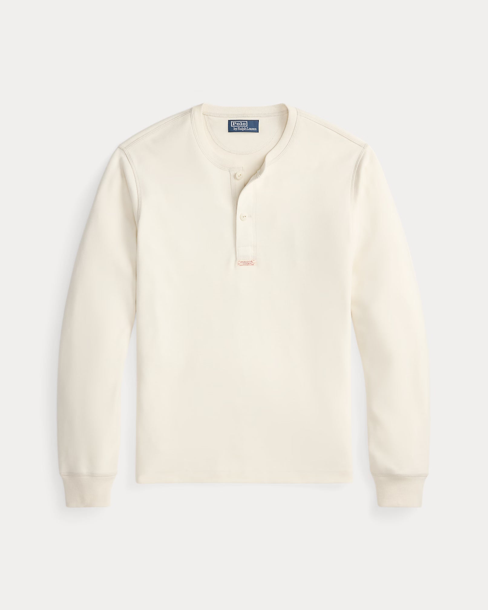 Ralph Lauren - Cotton Moleskin Henley Shirt - White