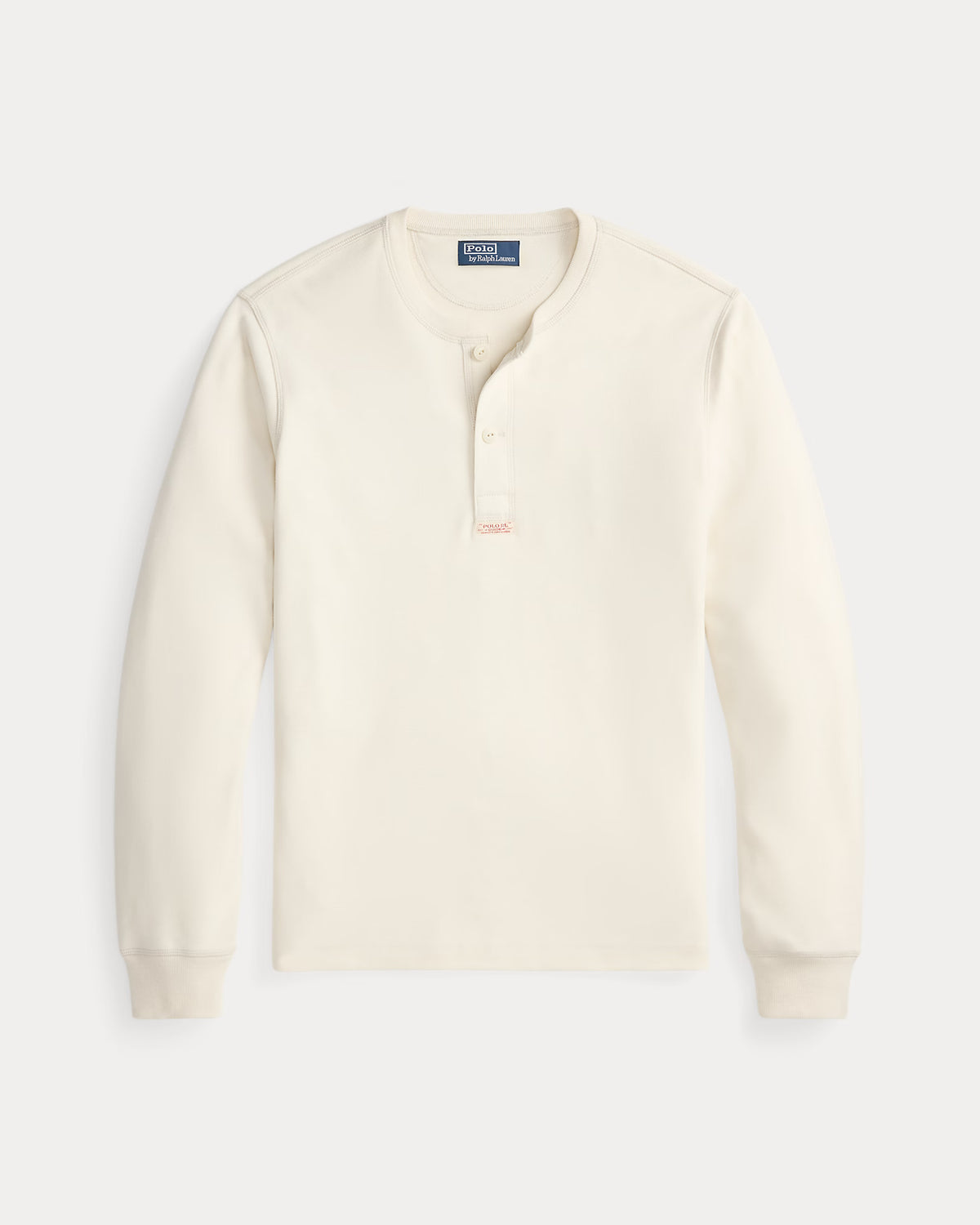 Ralph Lauren - Cotton Moleskin Henley Shirt - White