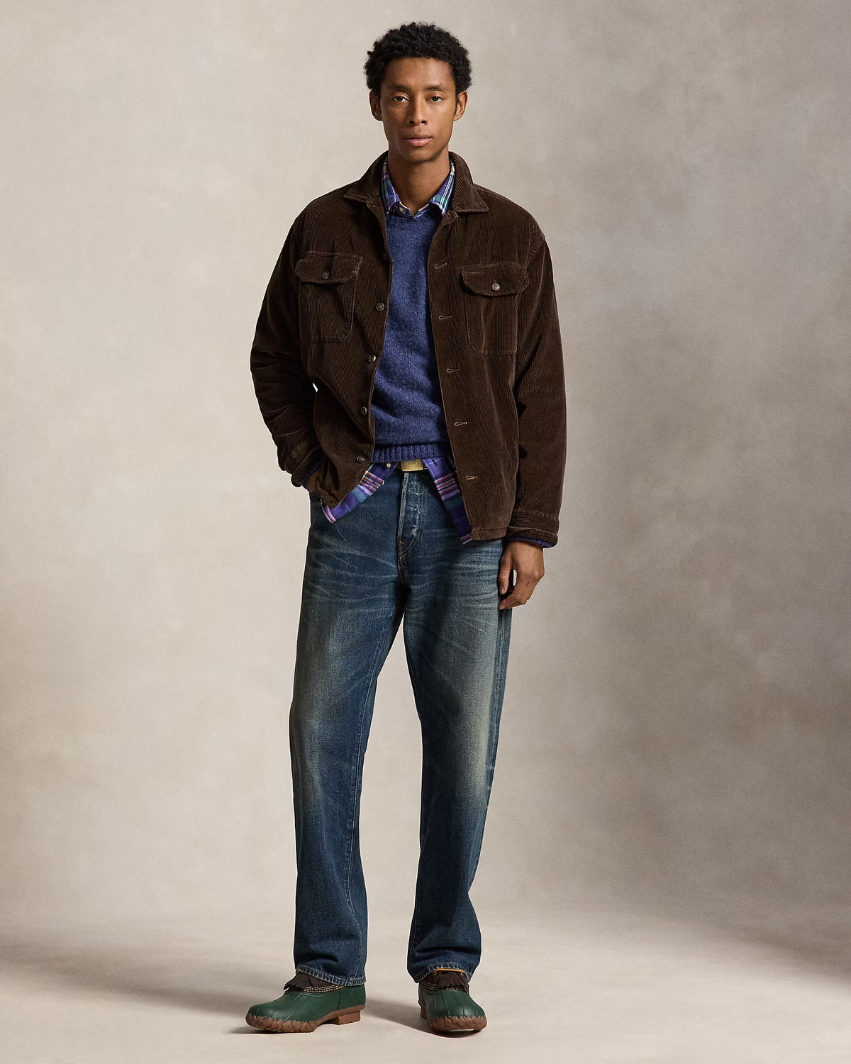 Ralph Lauren - Fleece-Lined Corduroy Overshirt - Nutmeg Brown