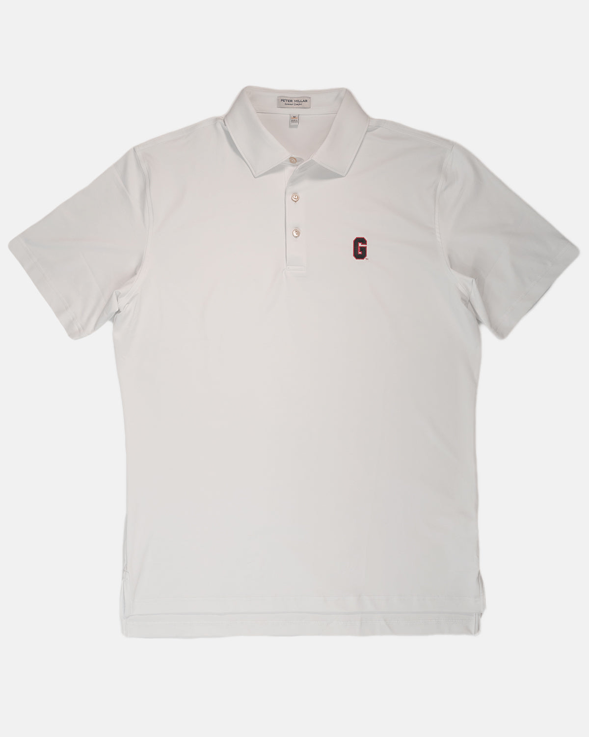 Peter Millar - Block G Solid Stretch Jersey Polo - White