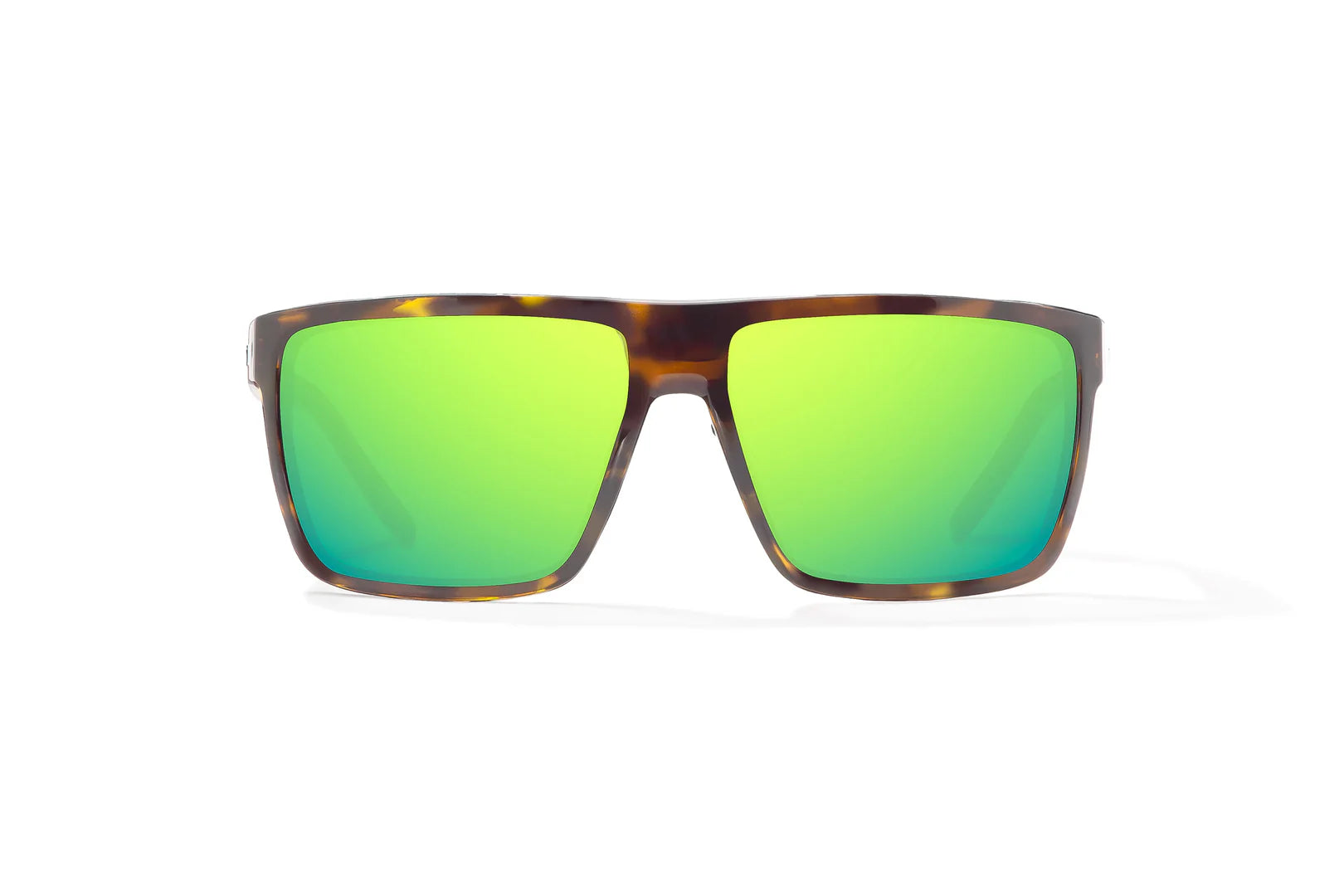 Bajio - Toads - Brown Tortoise Glass & Green Mirror Lens