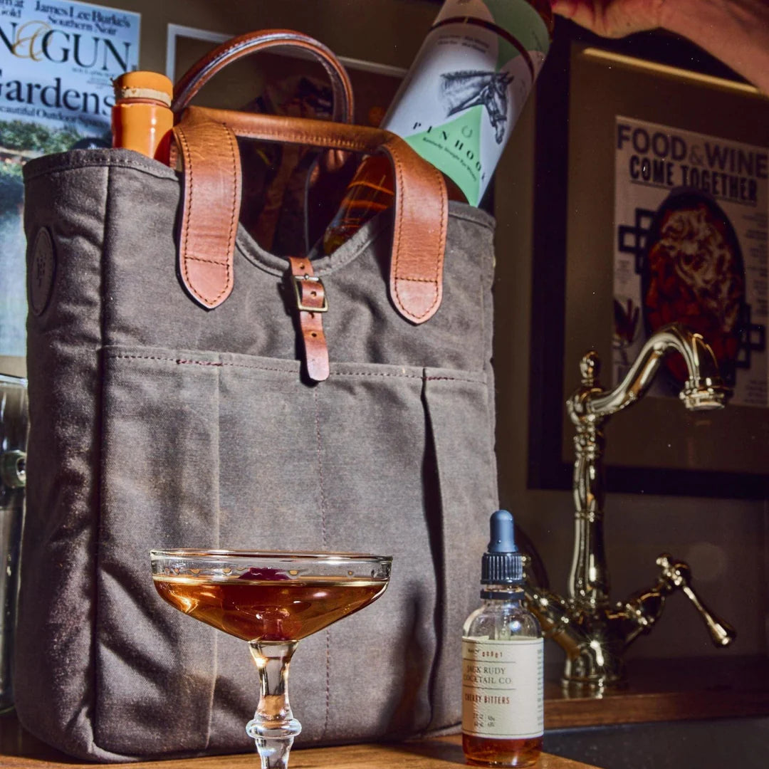 Tom Beckbe - Canvas Whiskey Tote - Bark