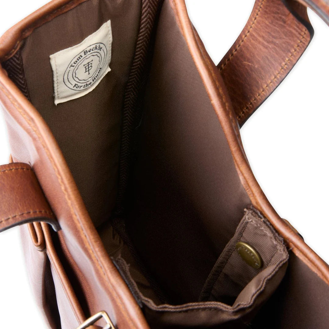 Tom Beckbe - Leather Whiskey Tote - Oak