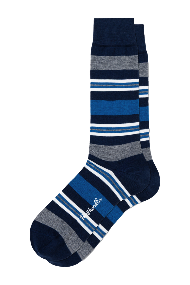Pantherella - Wentworth Bold Stripe - Navy