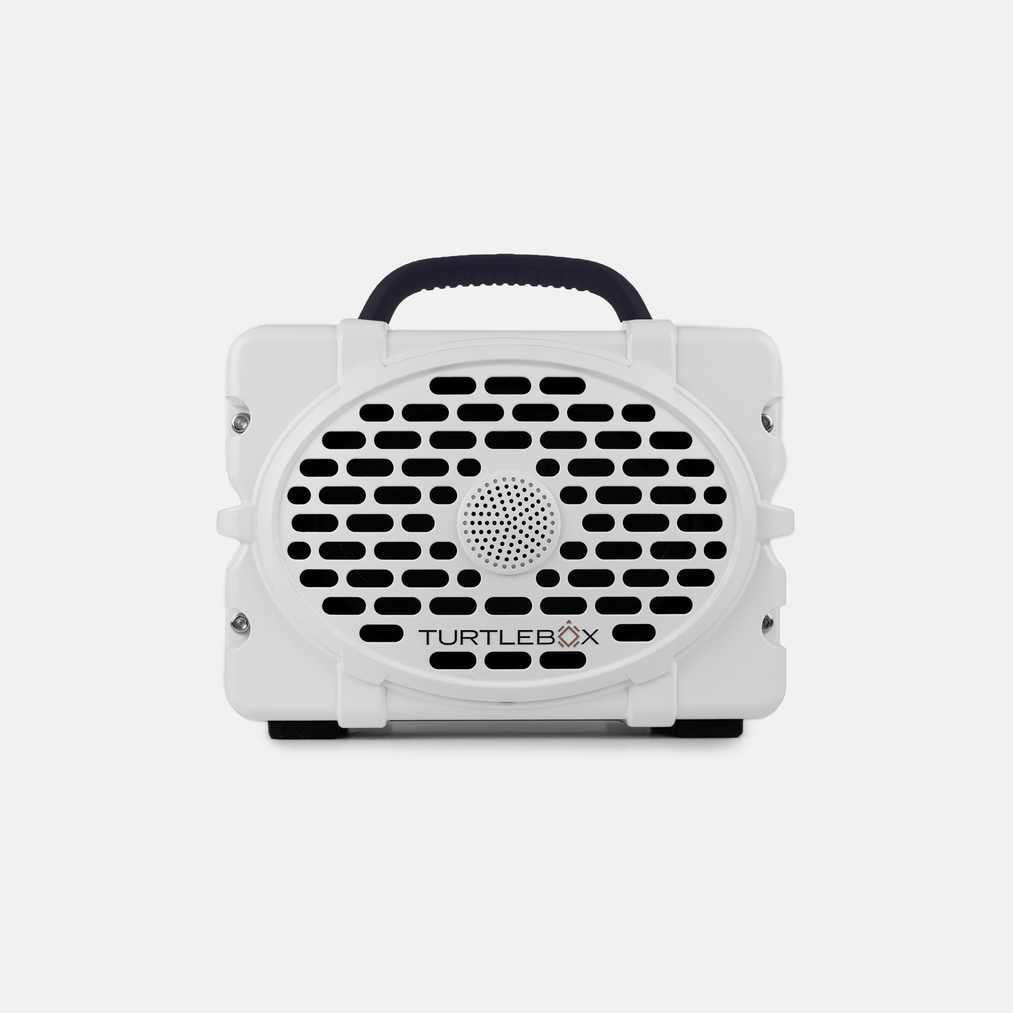 Turtlebox Audio - Outdoor Speaker Gen 3 - White + Black Handle