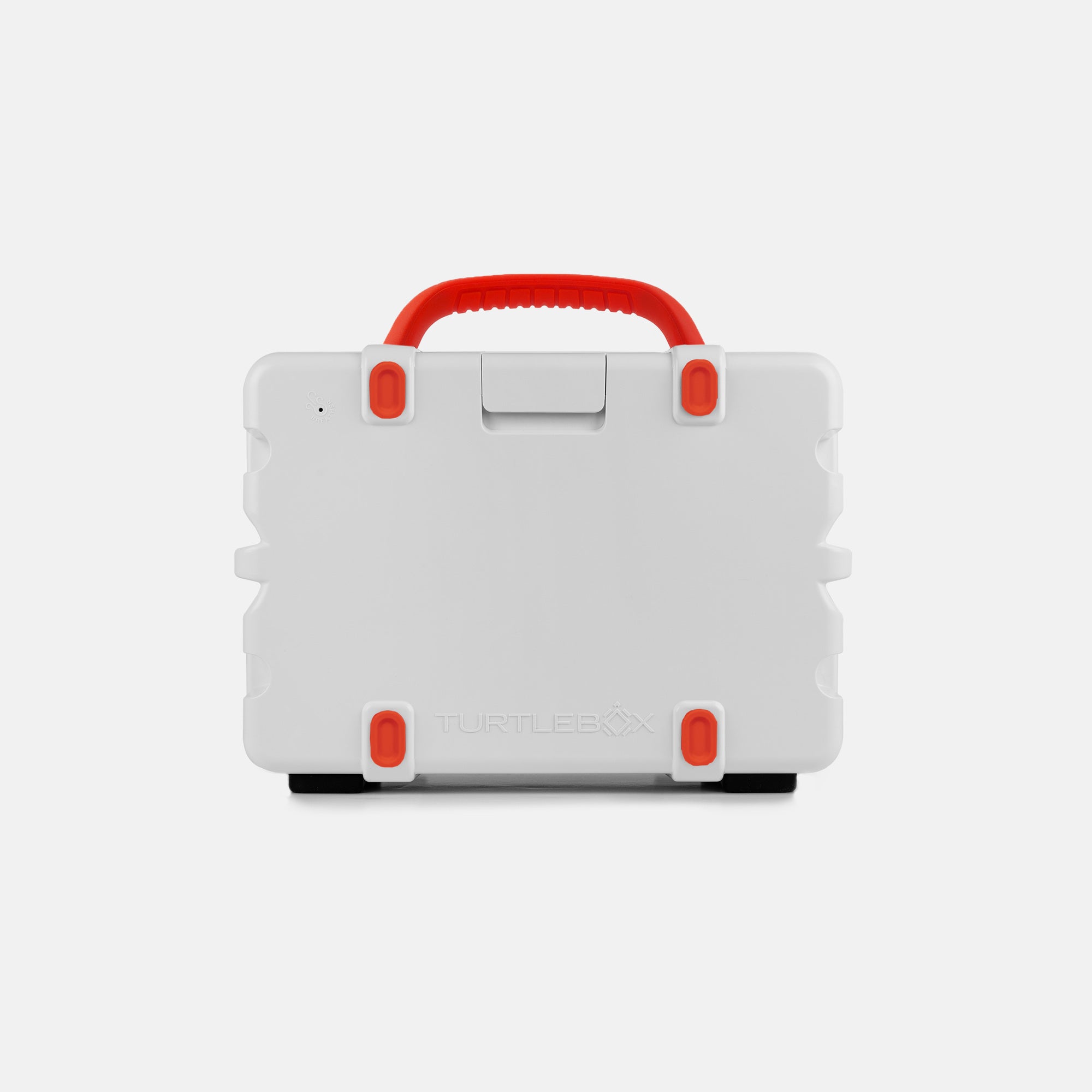 Turtlebox Audio - Outdoor Speaker Gen 3 - White + Red Handle