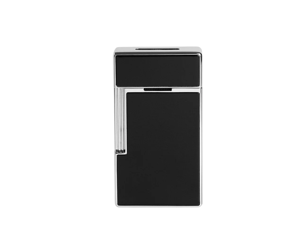 S.T. Dupont - Biggy Chrome Shiny Black Lacquer Luxury Lighter