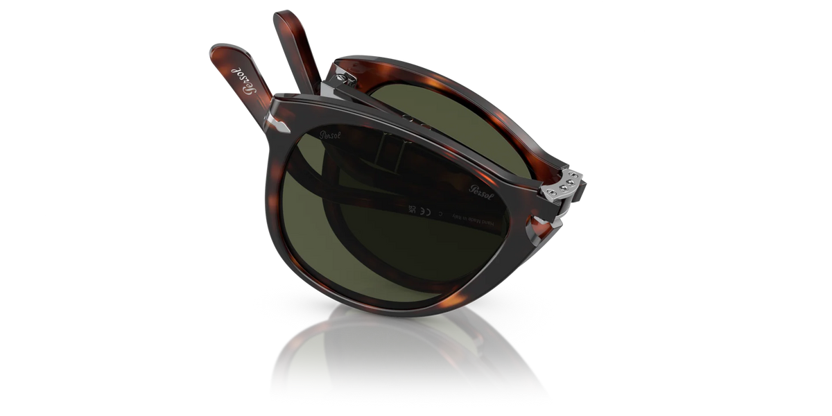 Persol - 0PO0714 - Folding Havana & Green Lens