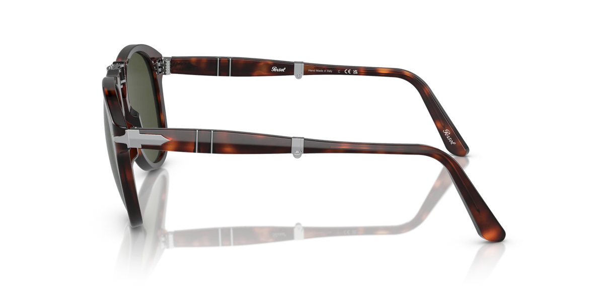 Persol - 0PO0714 - Folding Havana & Green Lens