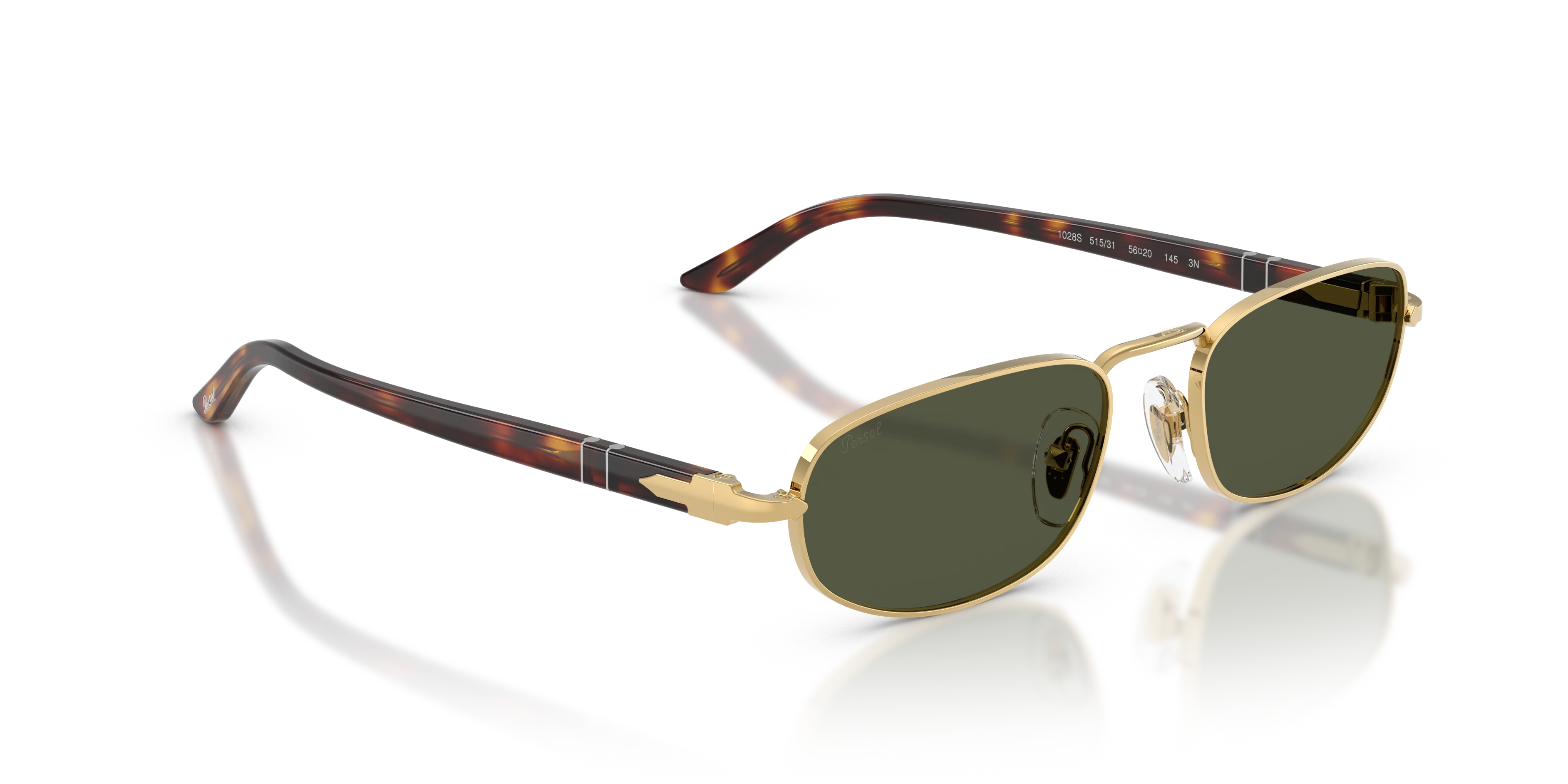 Persol - P01028S - Gold Frame & Green Lens
