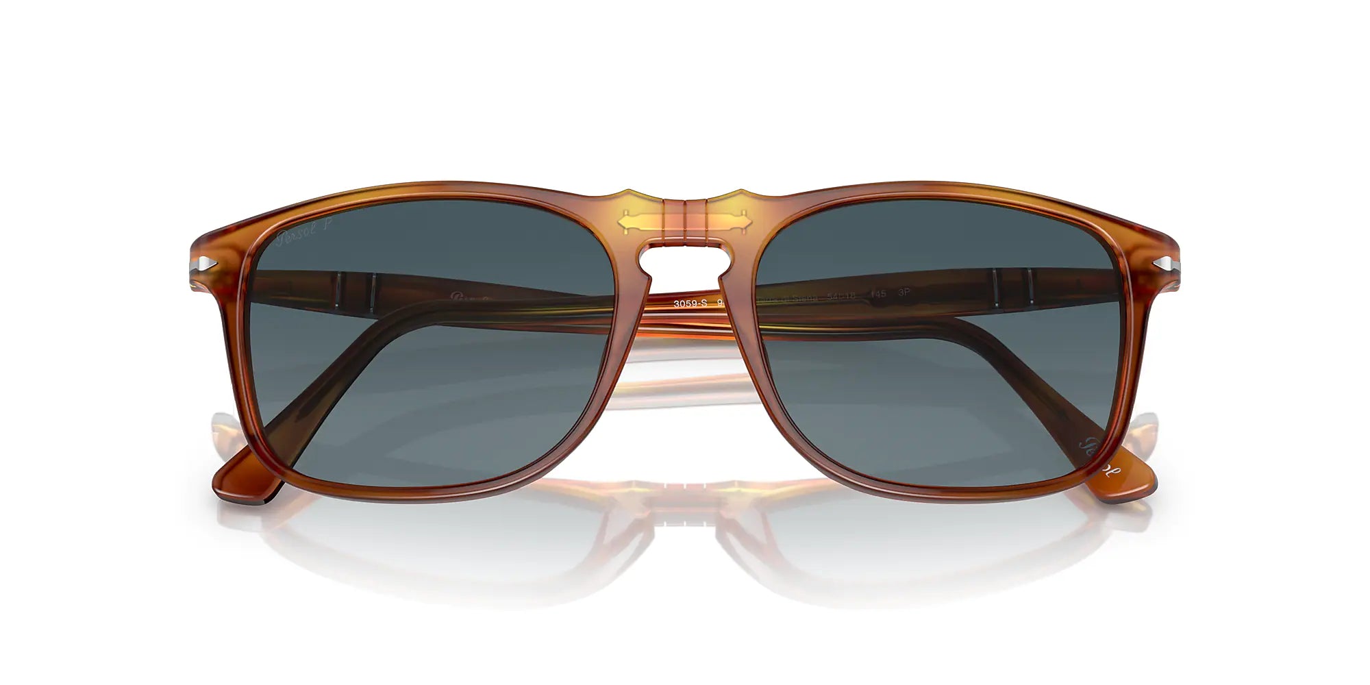 Persol - PO3059S - Terra Di Siena with Polar Gradient Blue Lenses