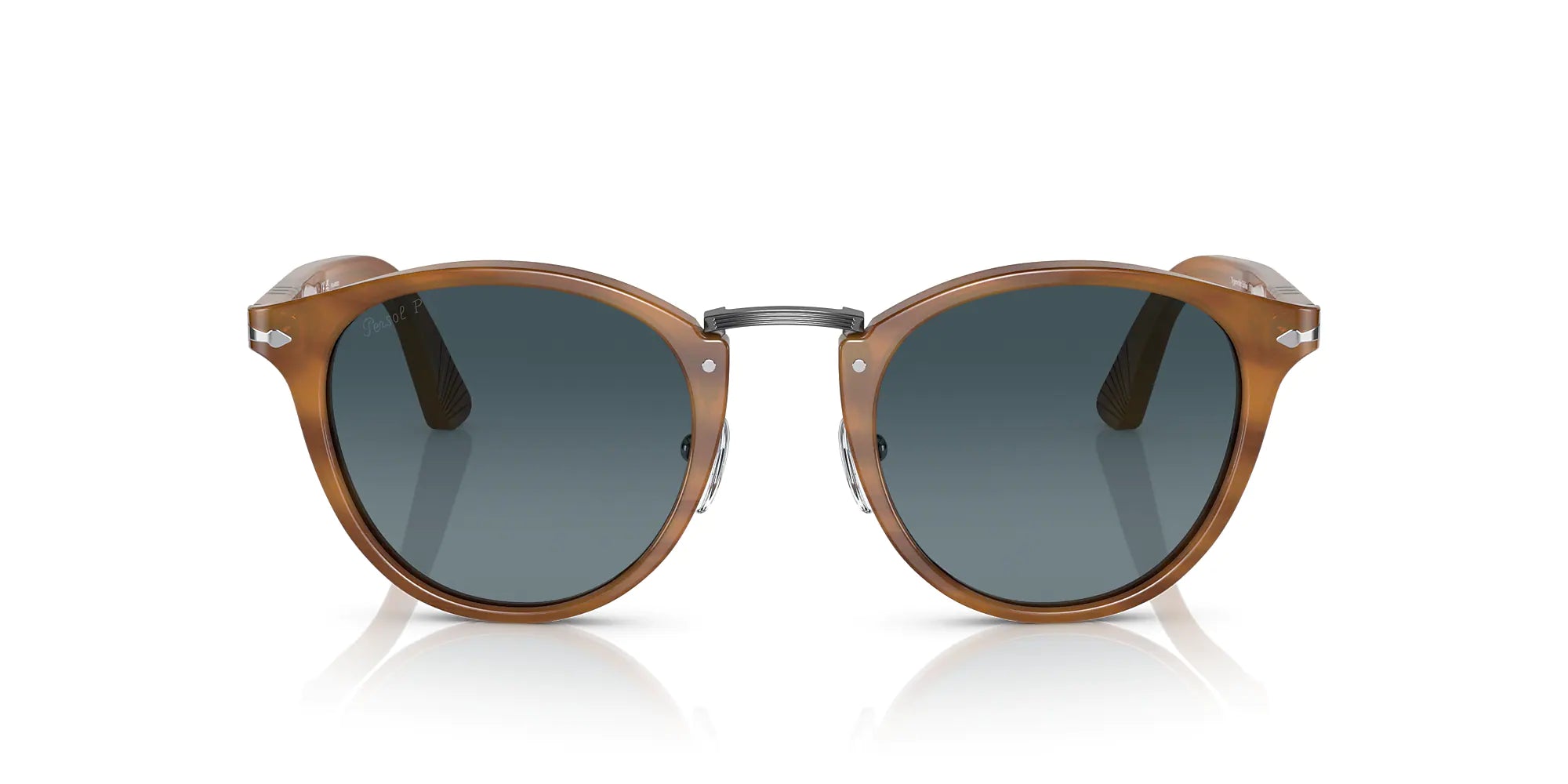 Persol - PO3108S - Striped Brown / Polar Gradient Blue