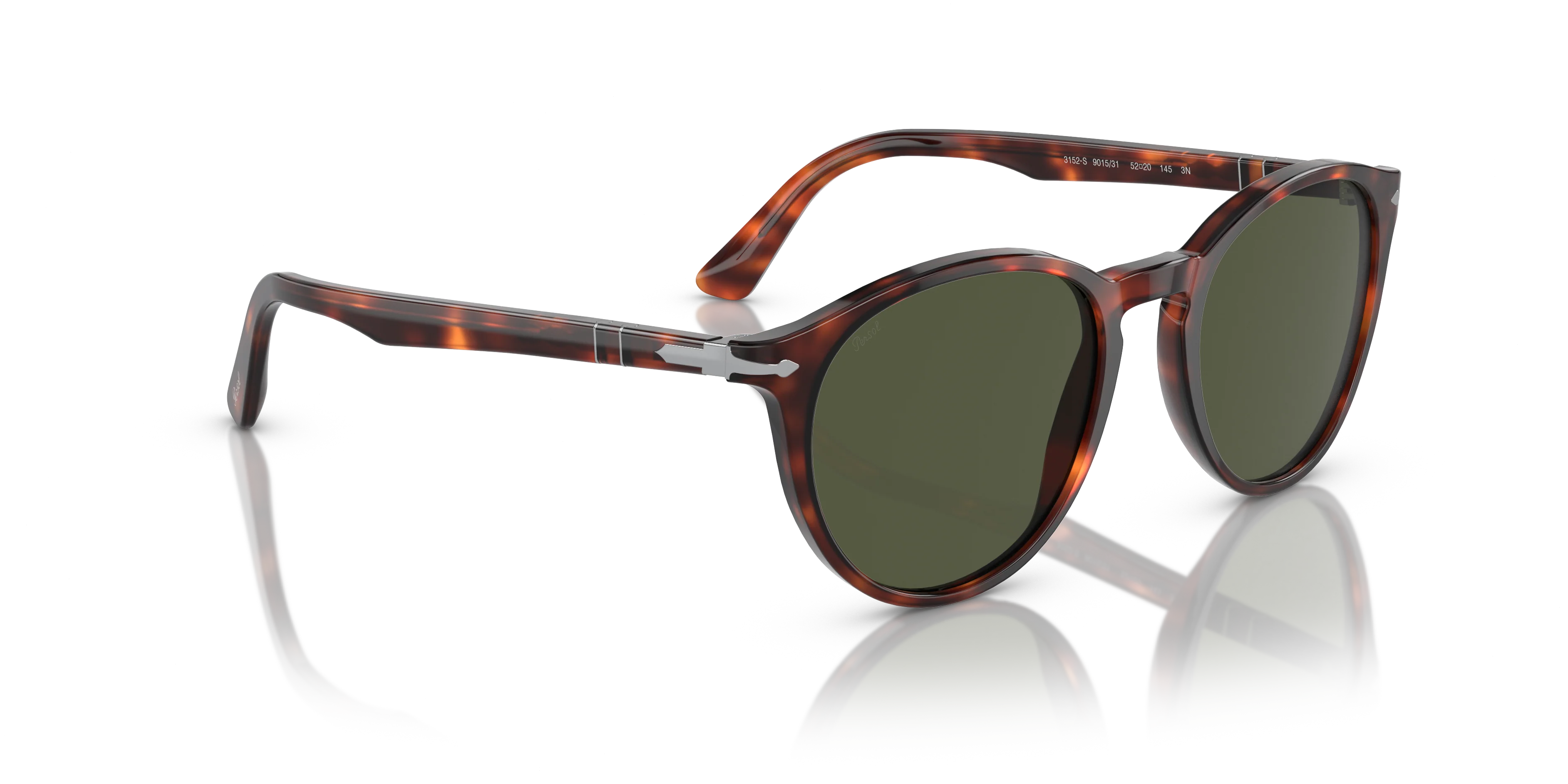Persol - PO3152S - Havana Frame & Green Lens