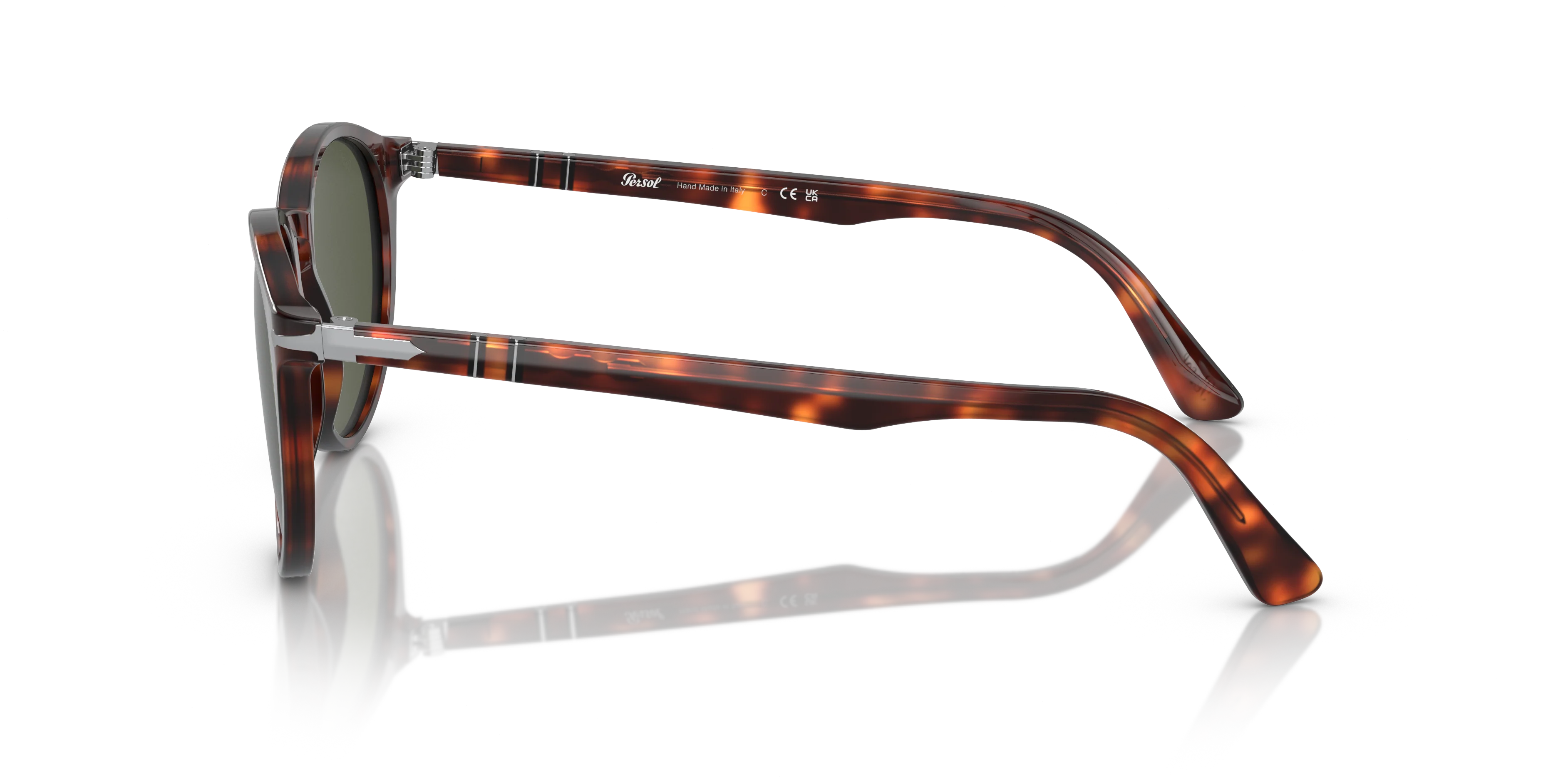 Persol - PO3152S - Havana Frame & Green Lens