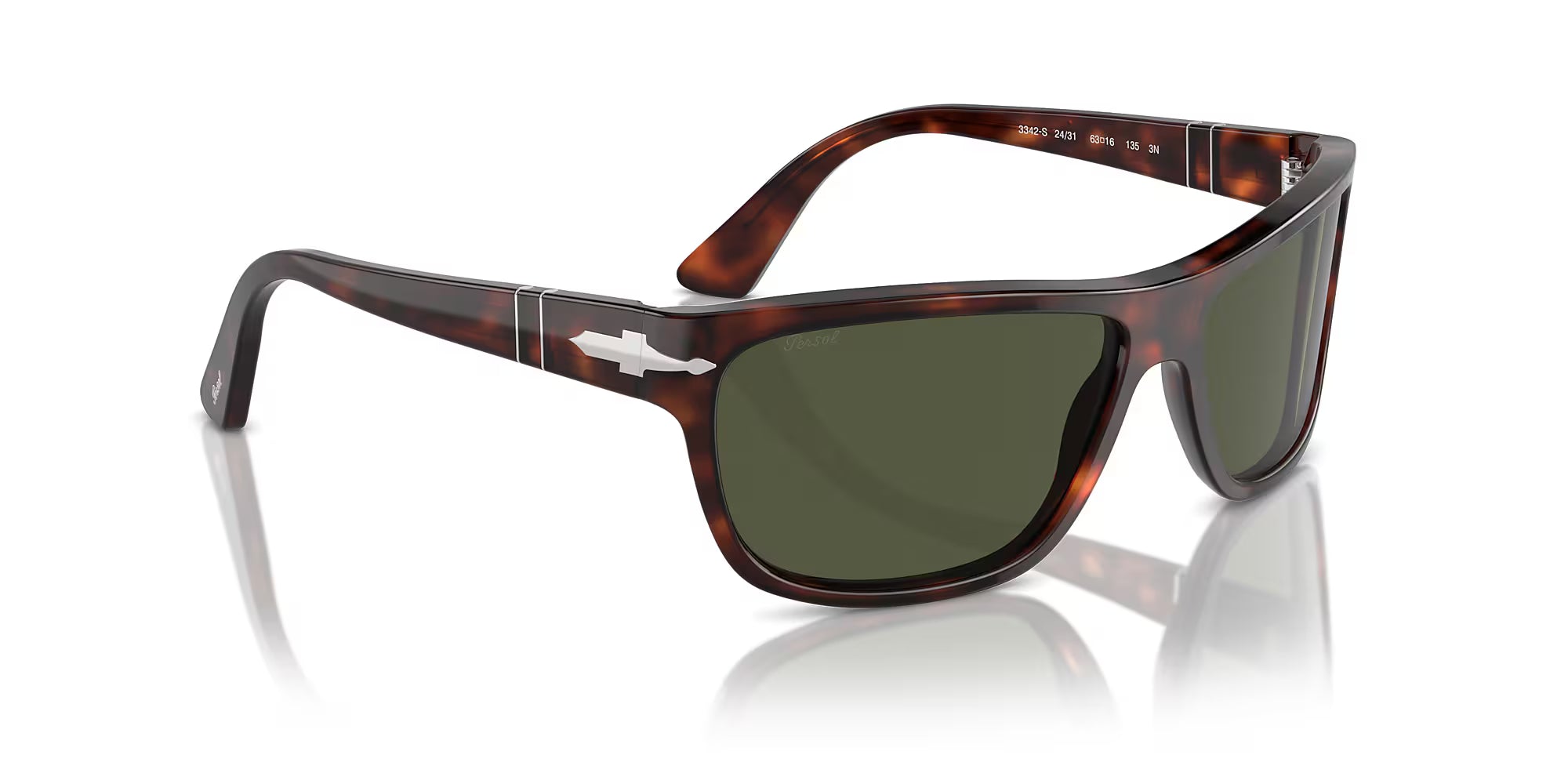 Persol - PO3342S - Havana with Green Lenses