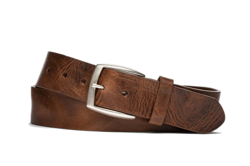 Kleinberg Vintage Calf Belt Chestnut