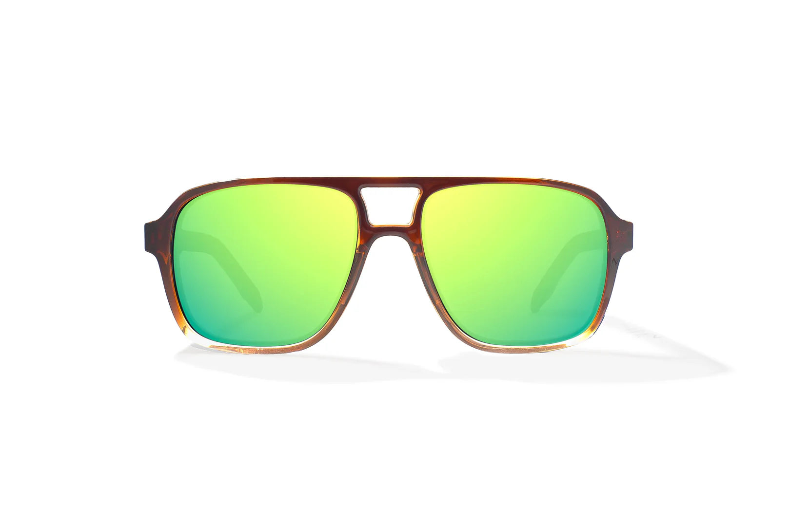 Bajio - 12 South -Whiskey Fade Glass & Green Mirror Lens