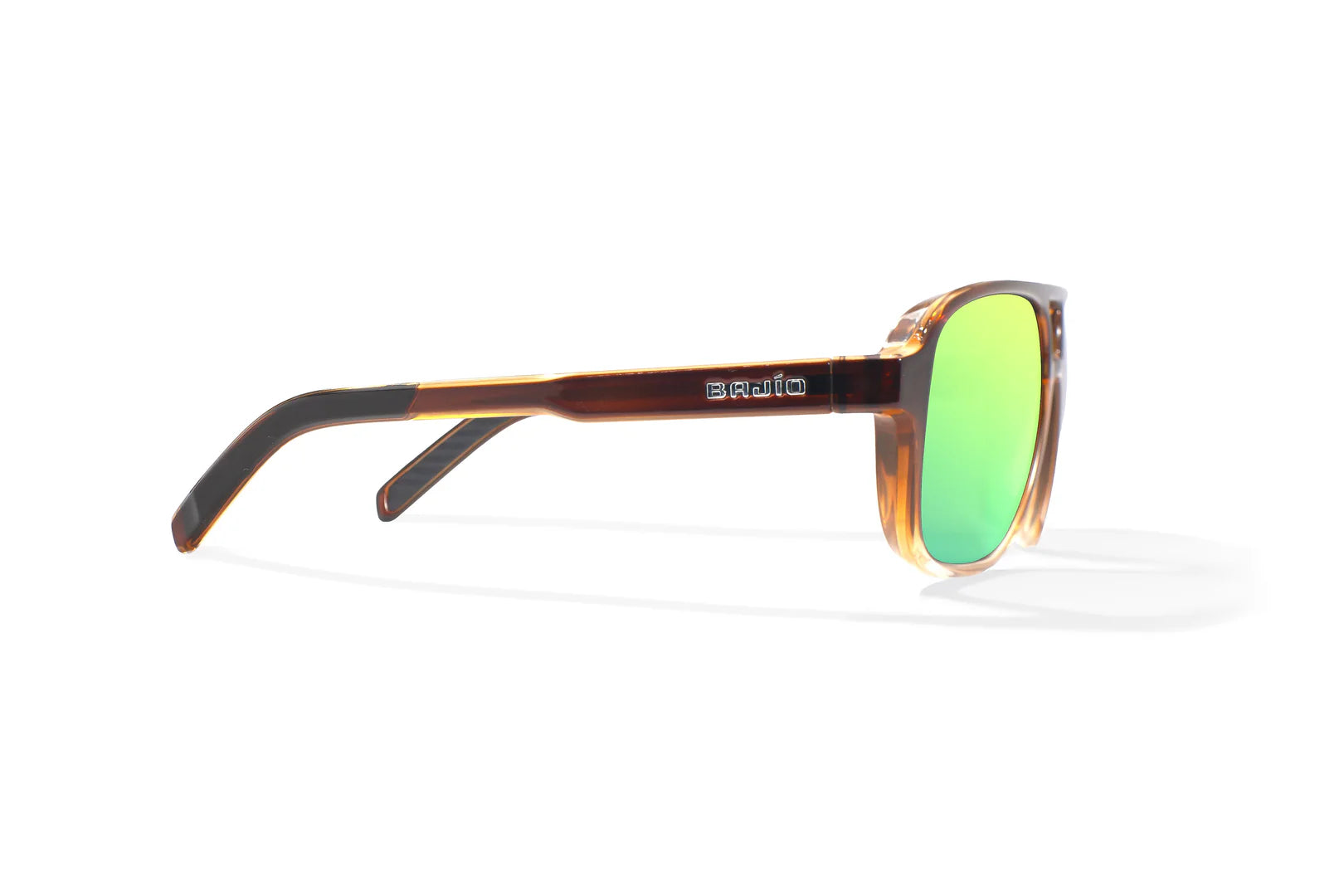 Bajio - 12 South -Whiskey Fade Glass & Green Mirror Lens