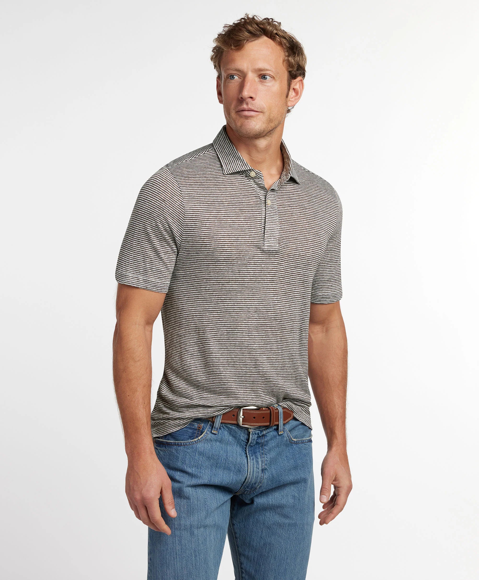 David Donahue - The Weekender Polo - Driftwood