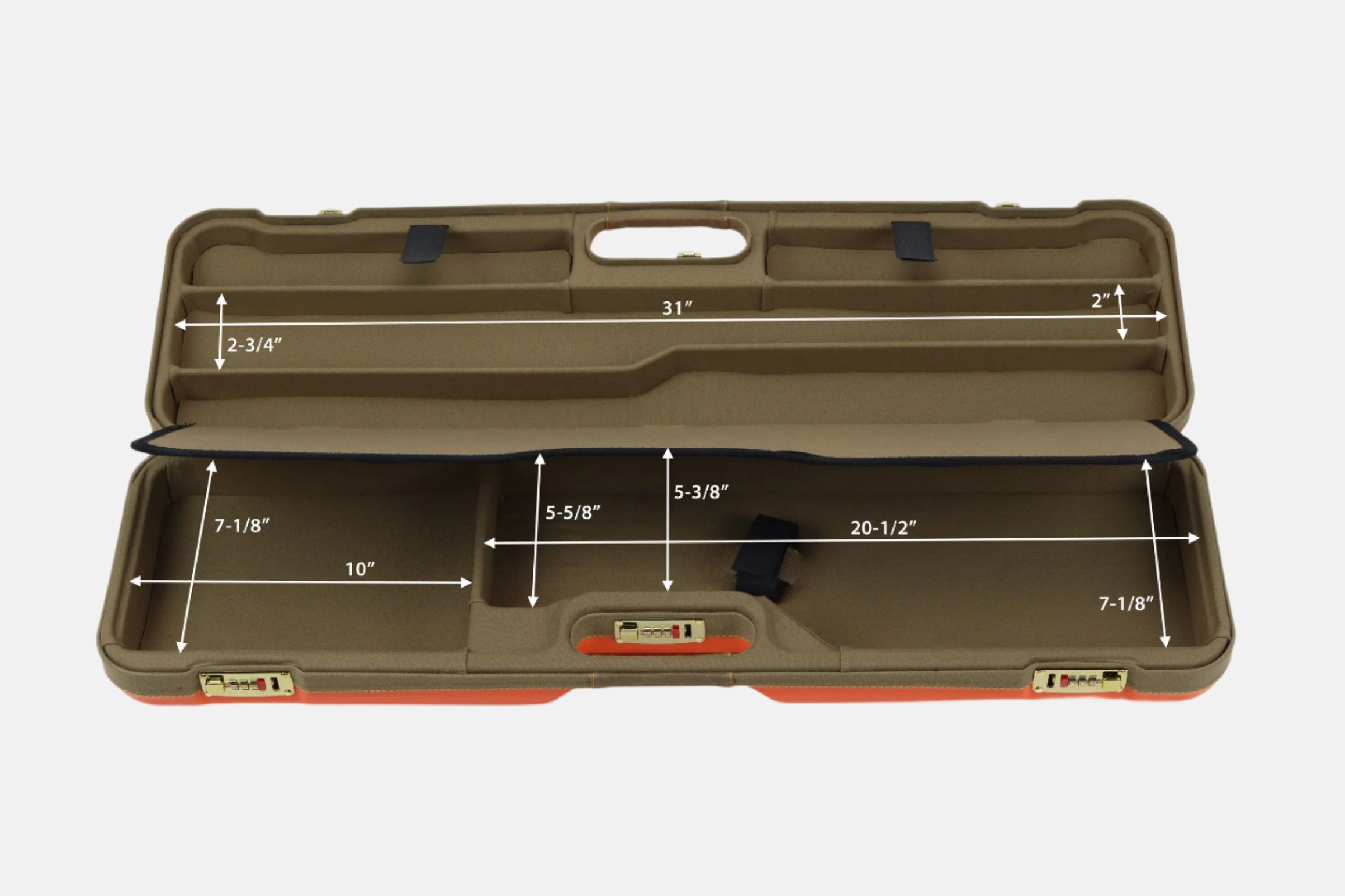 Negrini - Deluxe Hunting 30" Combo Shotgun Case