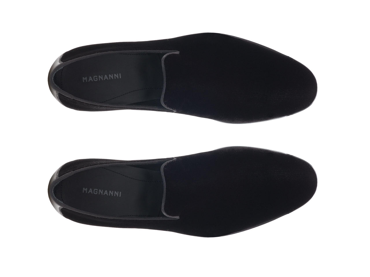 Magnanni - Jareth Black Velvet Formal Slipper Loafer