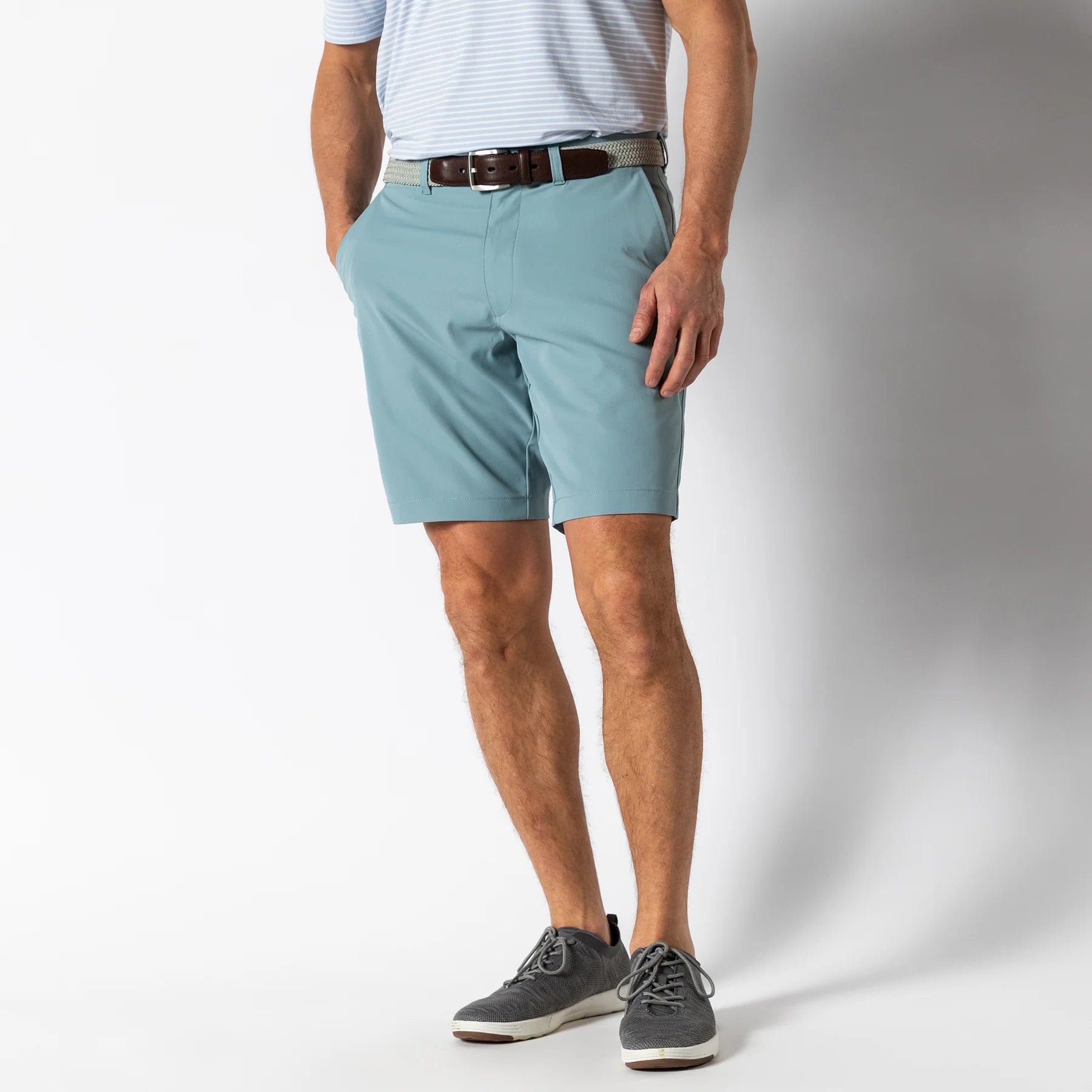 Duck Head - Long Drive Performance Short 9" - Mineral Blue